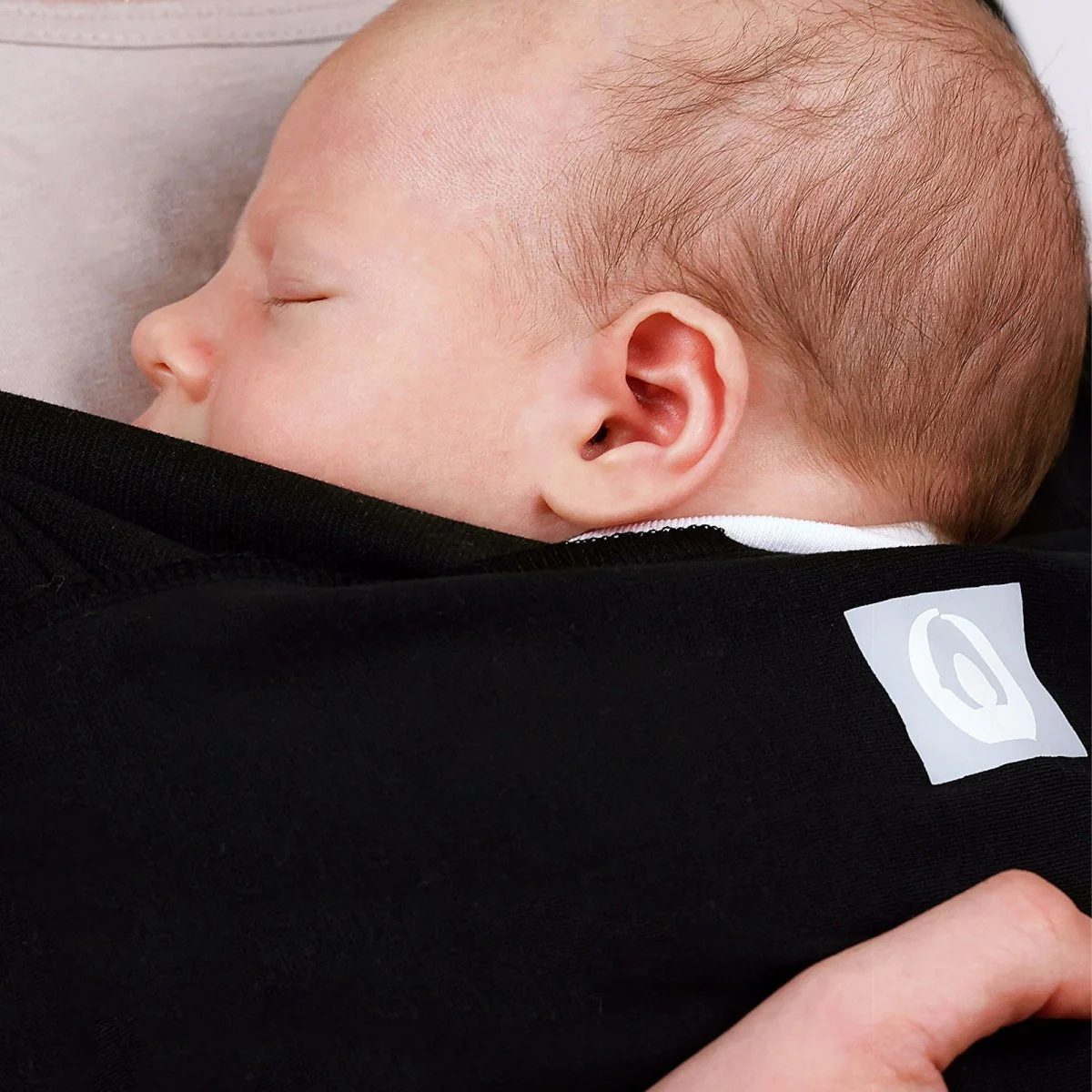 Gaia Carry Stretchy Baby Wrap Pure Tencel - Ebony - Image 12