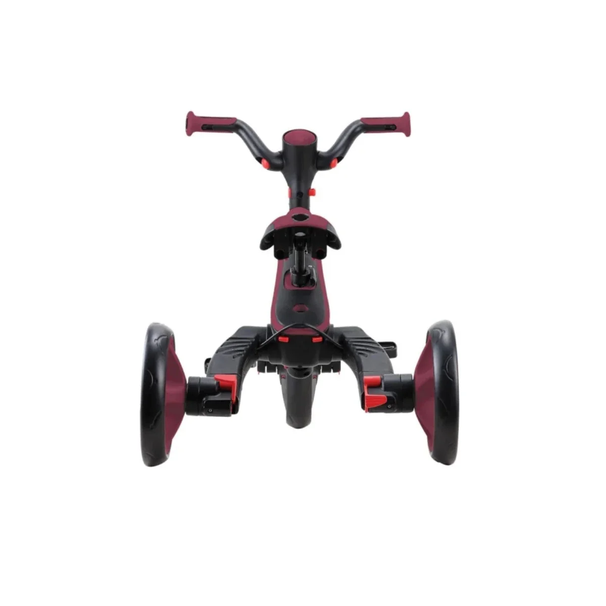 Globber 4-in-1 Explorer Trike Foldable - Burgundy - Image 3