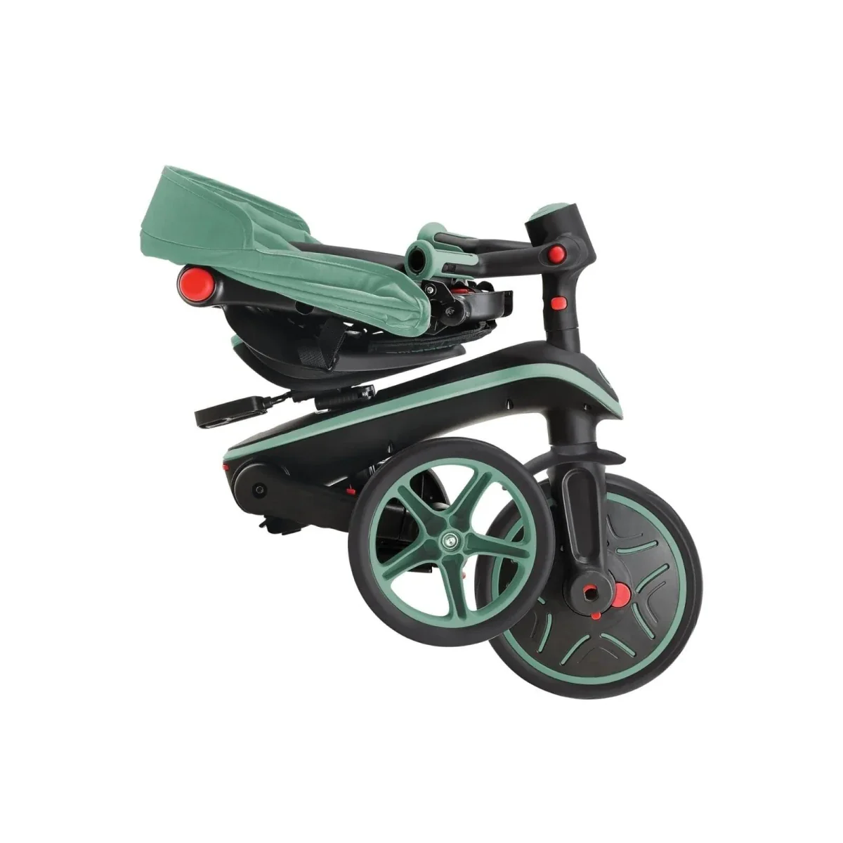 Globber 4-in-1 Explorer Trike Foldable - Olive - Image 14