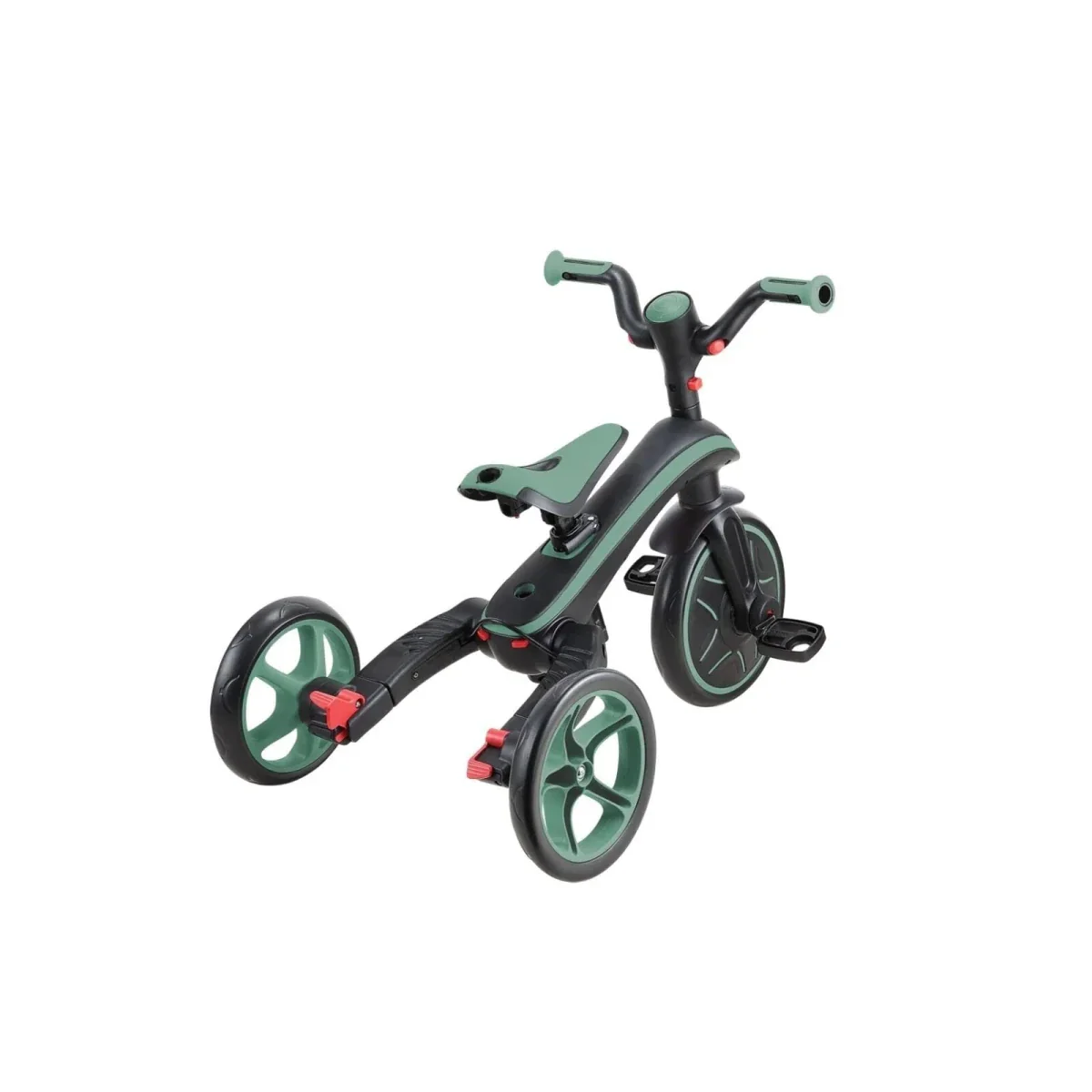 Globber 4-in-1 Explorer Trike Foldable - Olive - Image 15