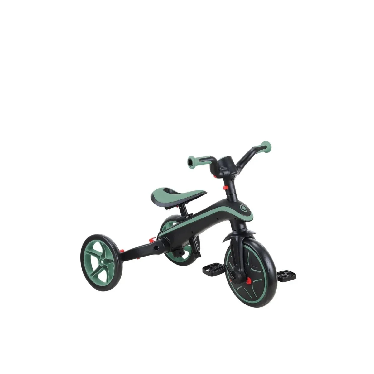 Globber 4-in-1 Explorer Trike Foldable - Olive - Image 4
