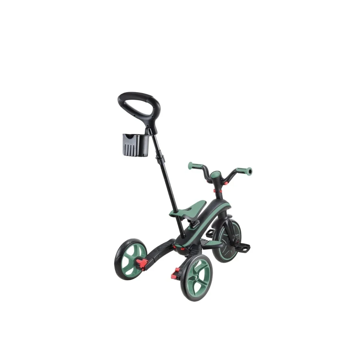 Globber 4-in-1 Explorer Trike Foldable - Olive - Image 5