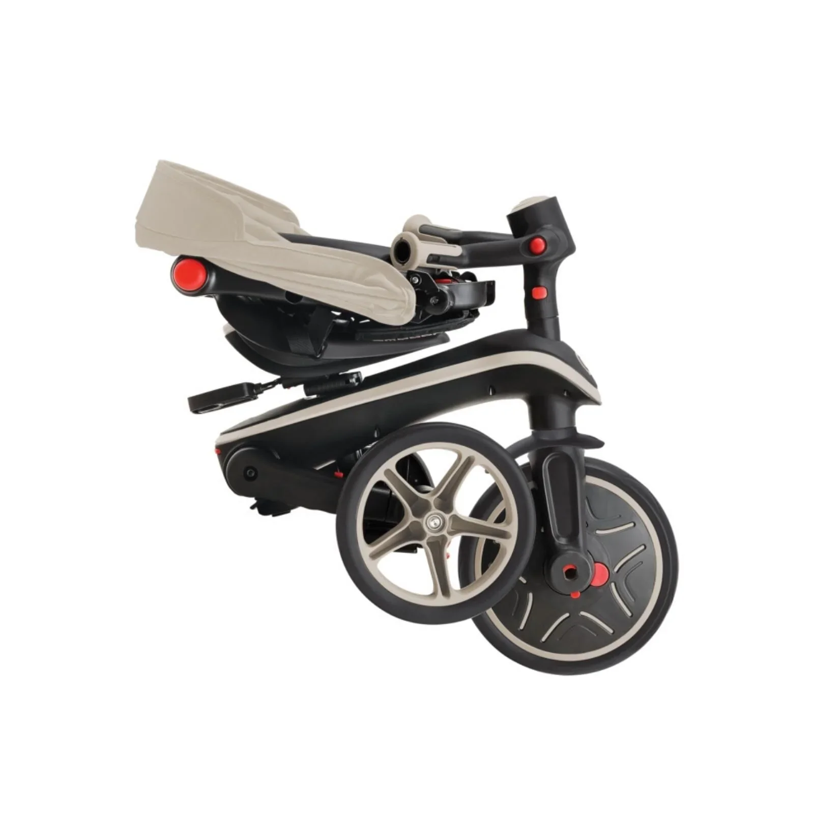 Globber Explorer Trike 4-in-1 Foldable - Taupe - Image 10