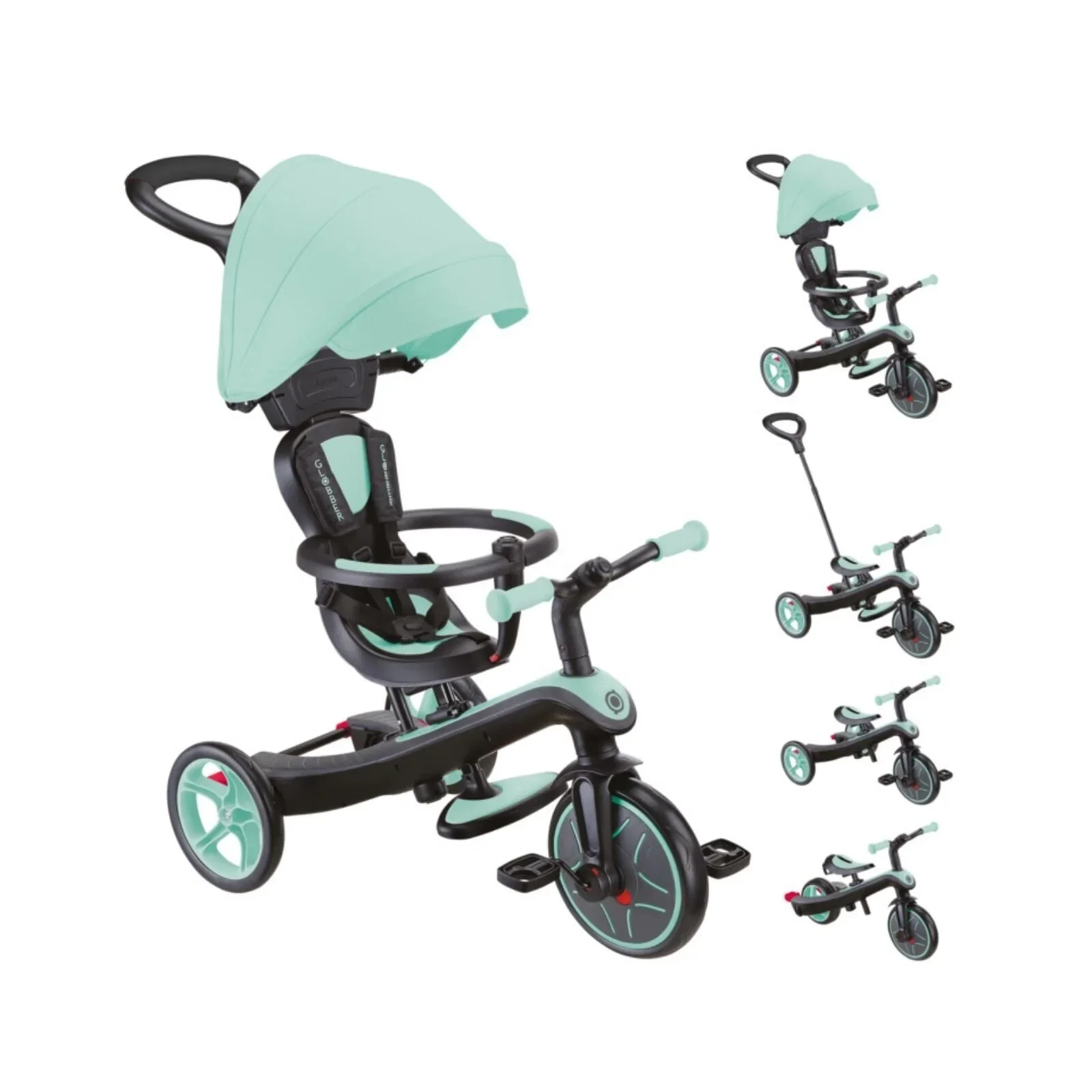 Globber Explorer Trike 4 in 1 - Mint - Image 3