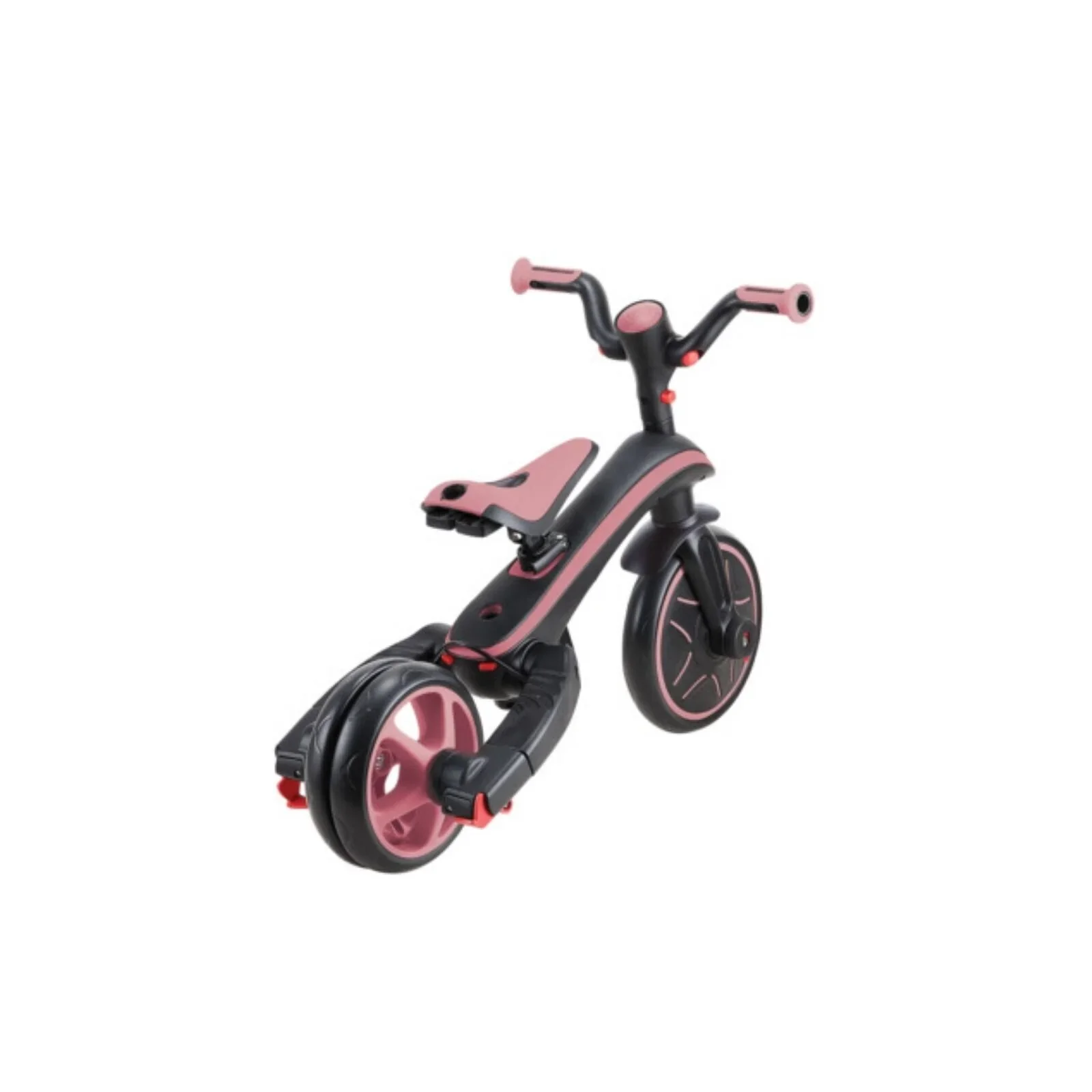 Globber Explorer Trike Foldable 4 in 1 - Deep Pastel Pink - Image 8