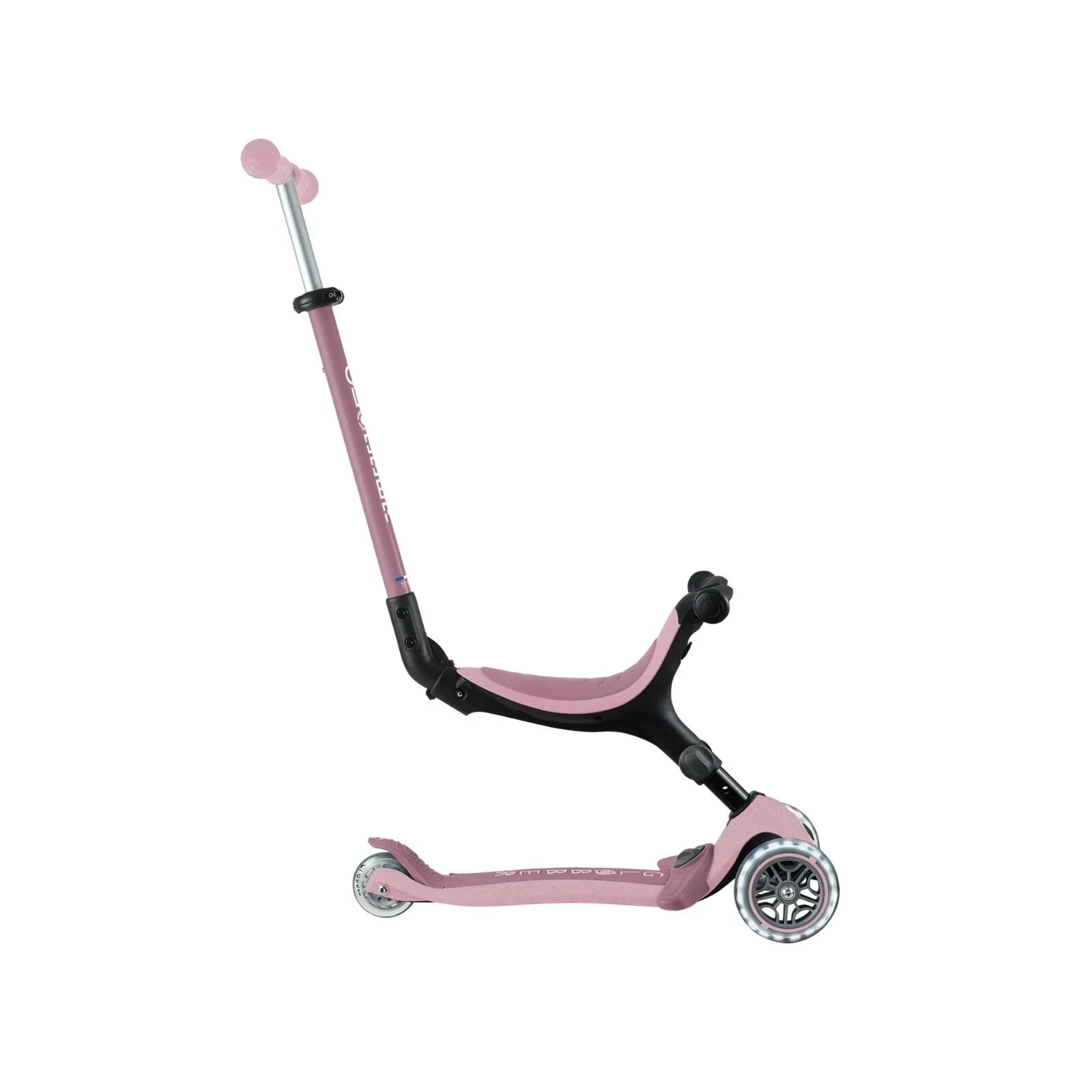 Globber Go Up Active Lights Eco Scooter - Berry - Image 11