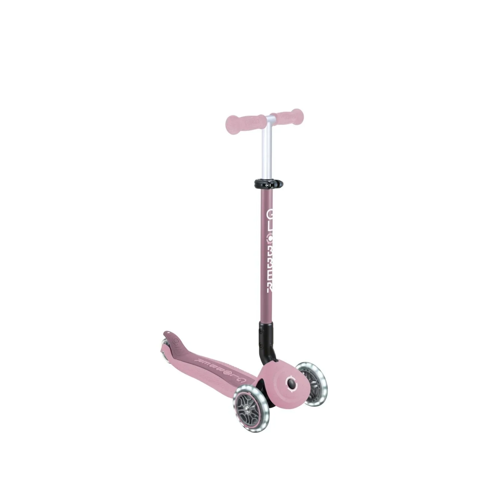 Globber Go Up Active Lights Eco Scooter - Berry - Image 6