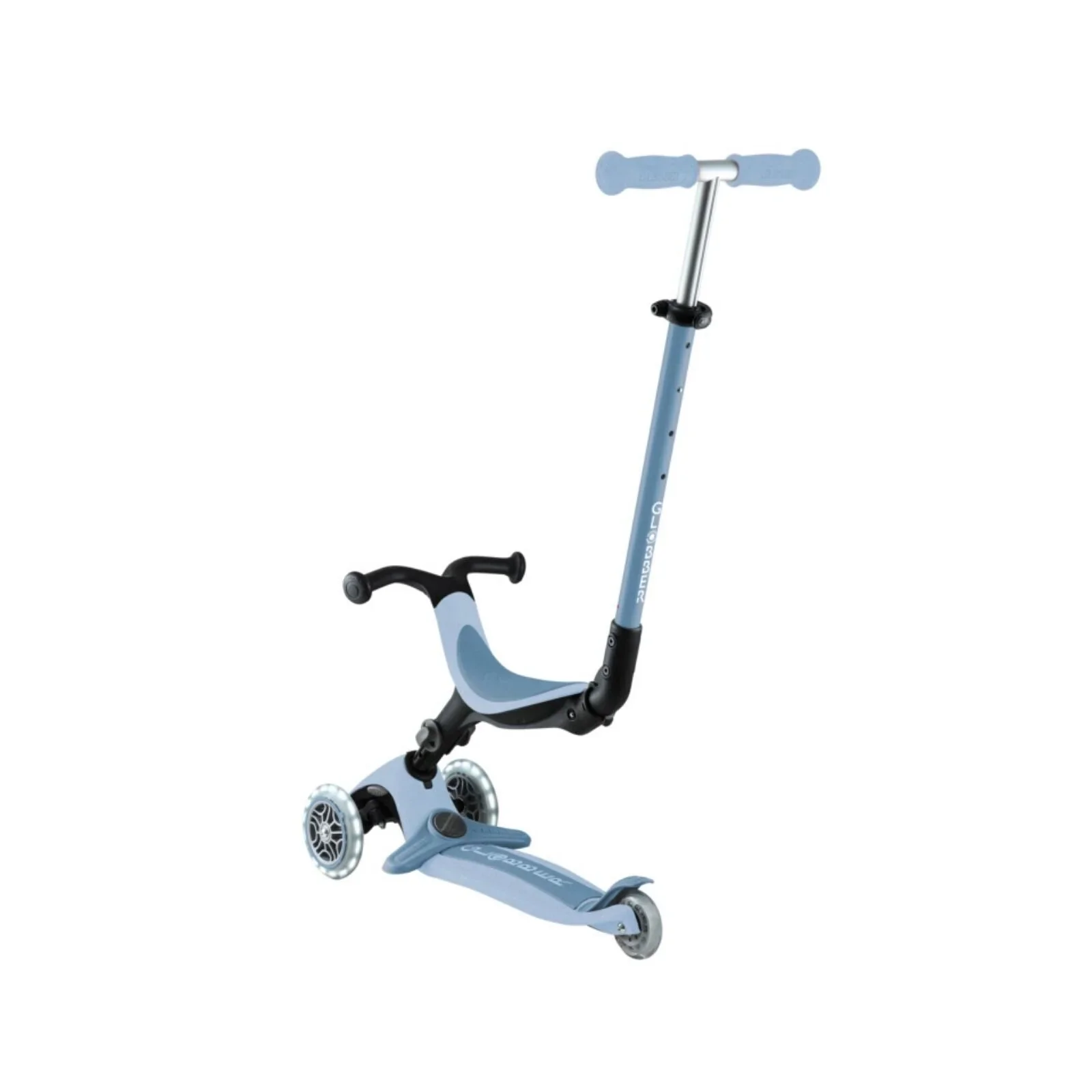 Globber Go Up Active Lights Eco Scooter - Blueberry - Image 11
