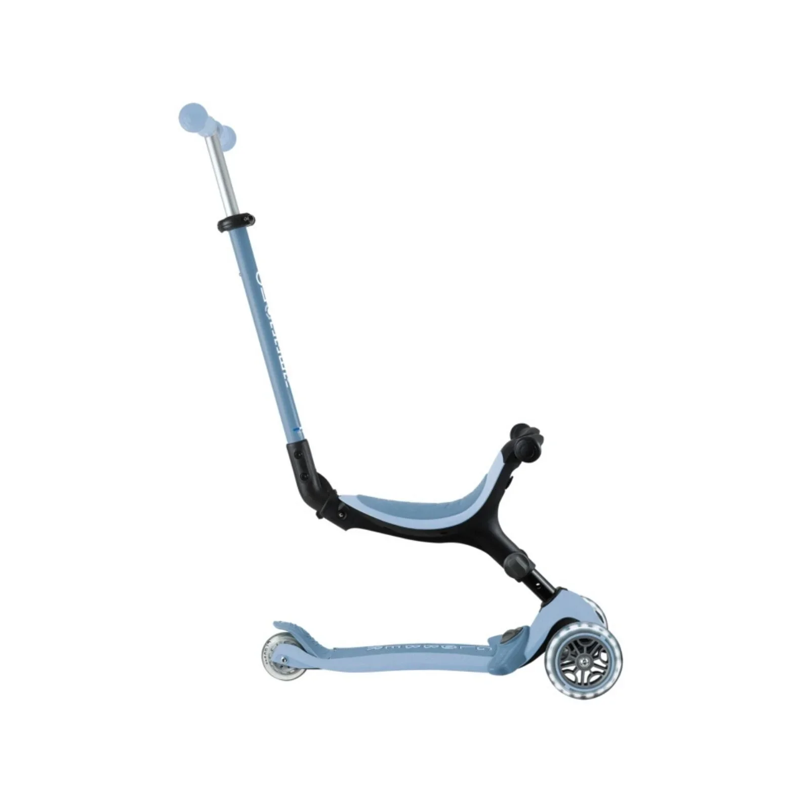 Globber Go Up Active Lights Eco Scooter - Blueberry - Image 4