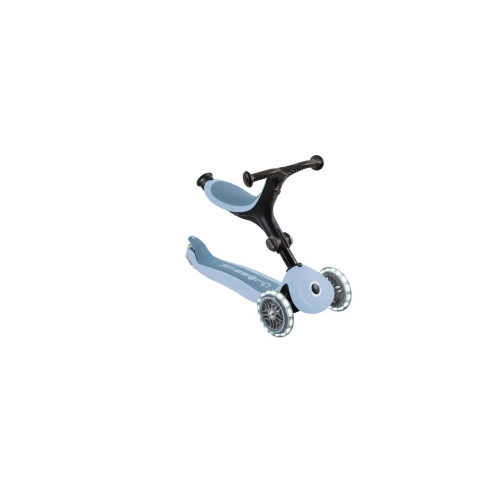 Globber Go Up Active Lights Eco Scooter - Blueberry - Image 7