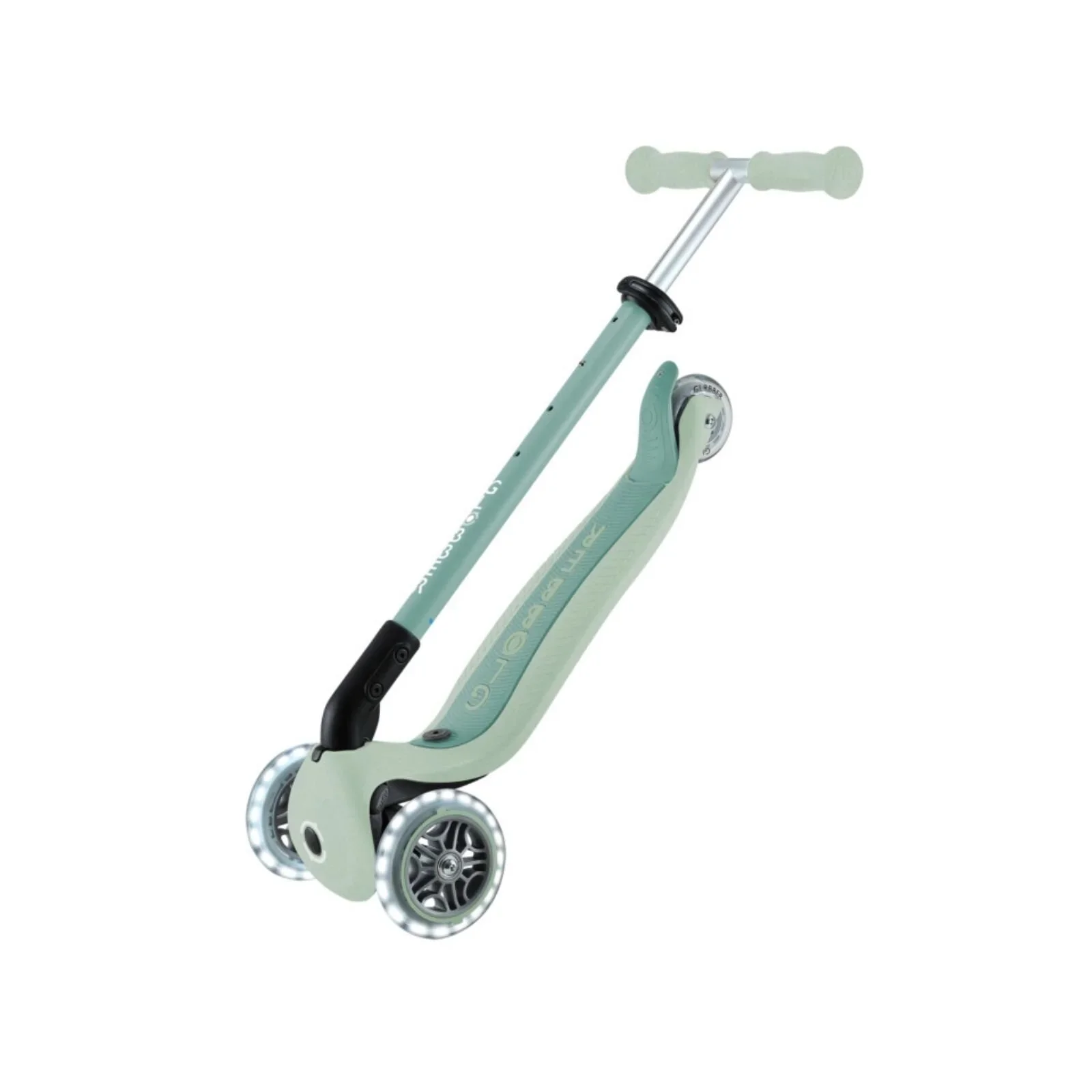Globber Go Up Active Lights Eco Scooter - Pistachio - Image 10