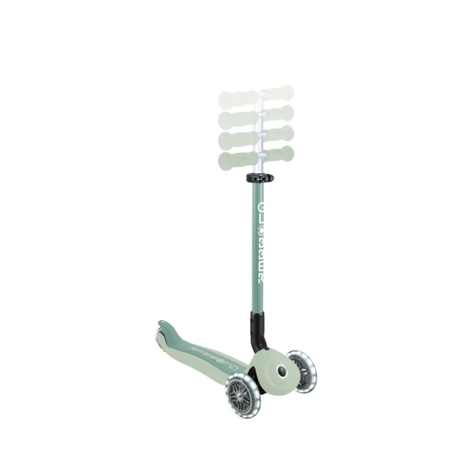 Globber Go Up Active Lights Eco Scooter - Pistachio - Image 6