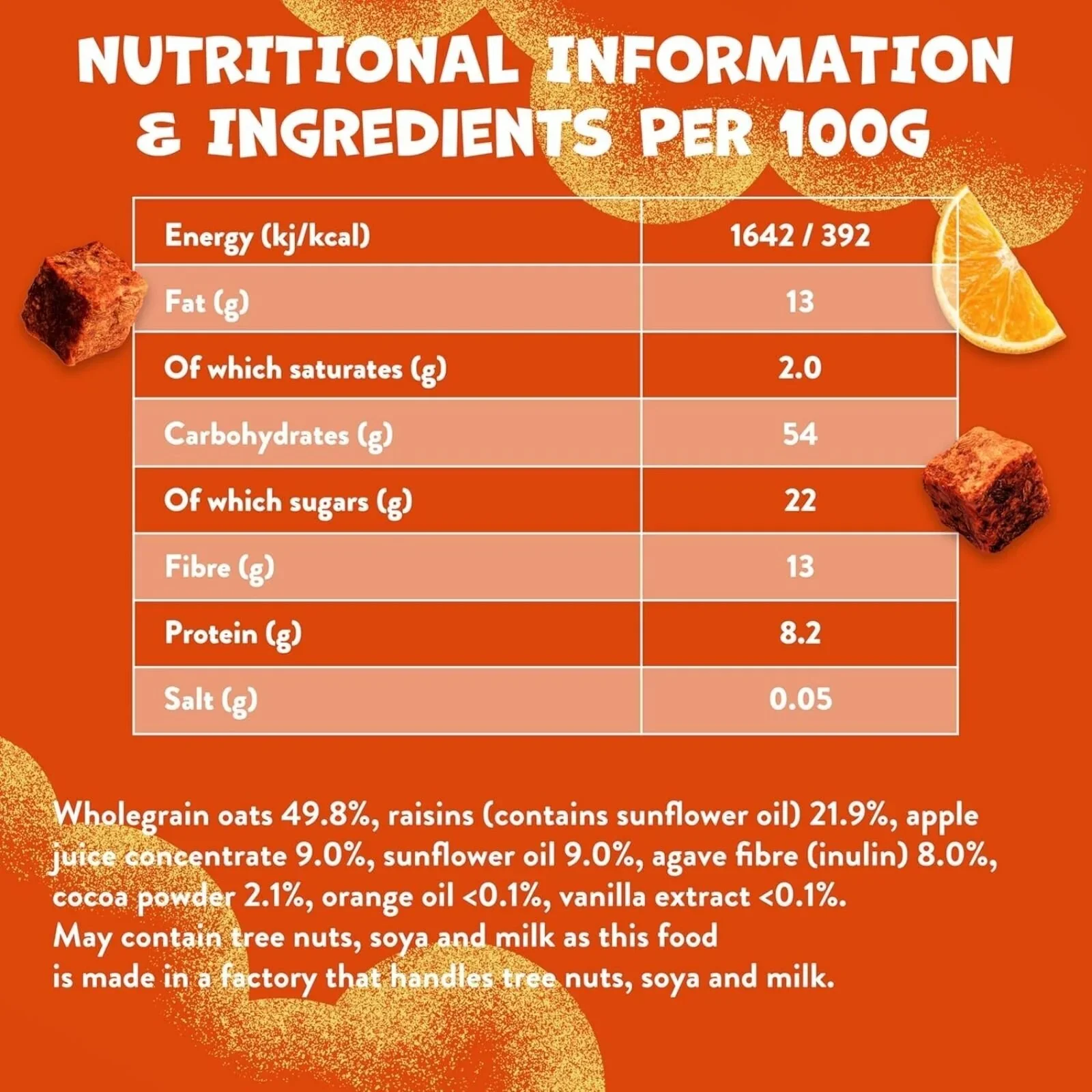 Goodies Choco Orange Mini Flapjack Bites 3+years 92g (4x23g) - Image 2