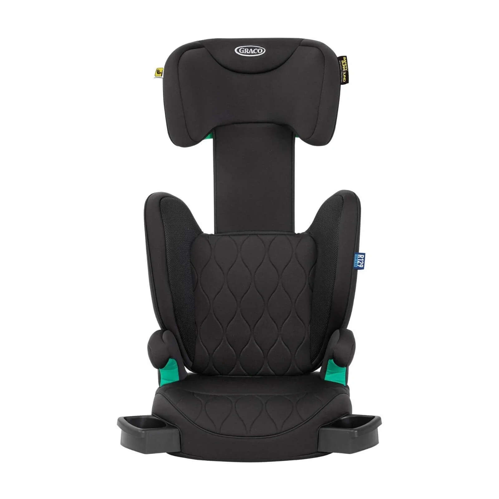 Graco Affix i-Size R129 ISOFIX Highback Booster Car Seat - Midnight - Image 3