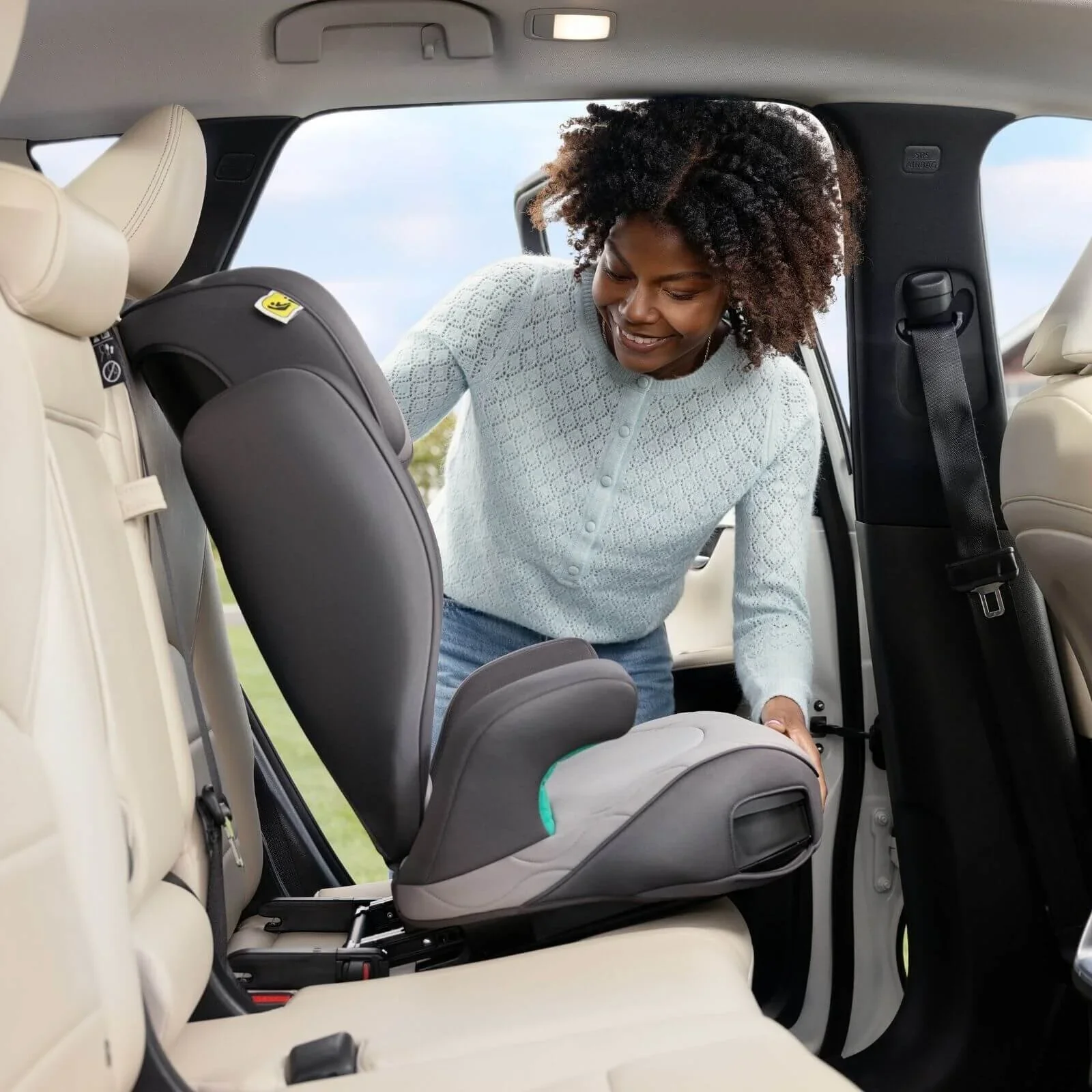 Graco Affix i-Size R129 ISOFIX Highback Booster Car Seat - Midnight - Image 7