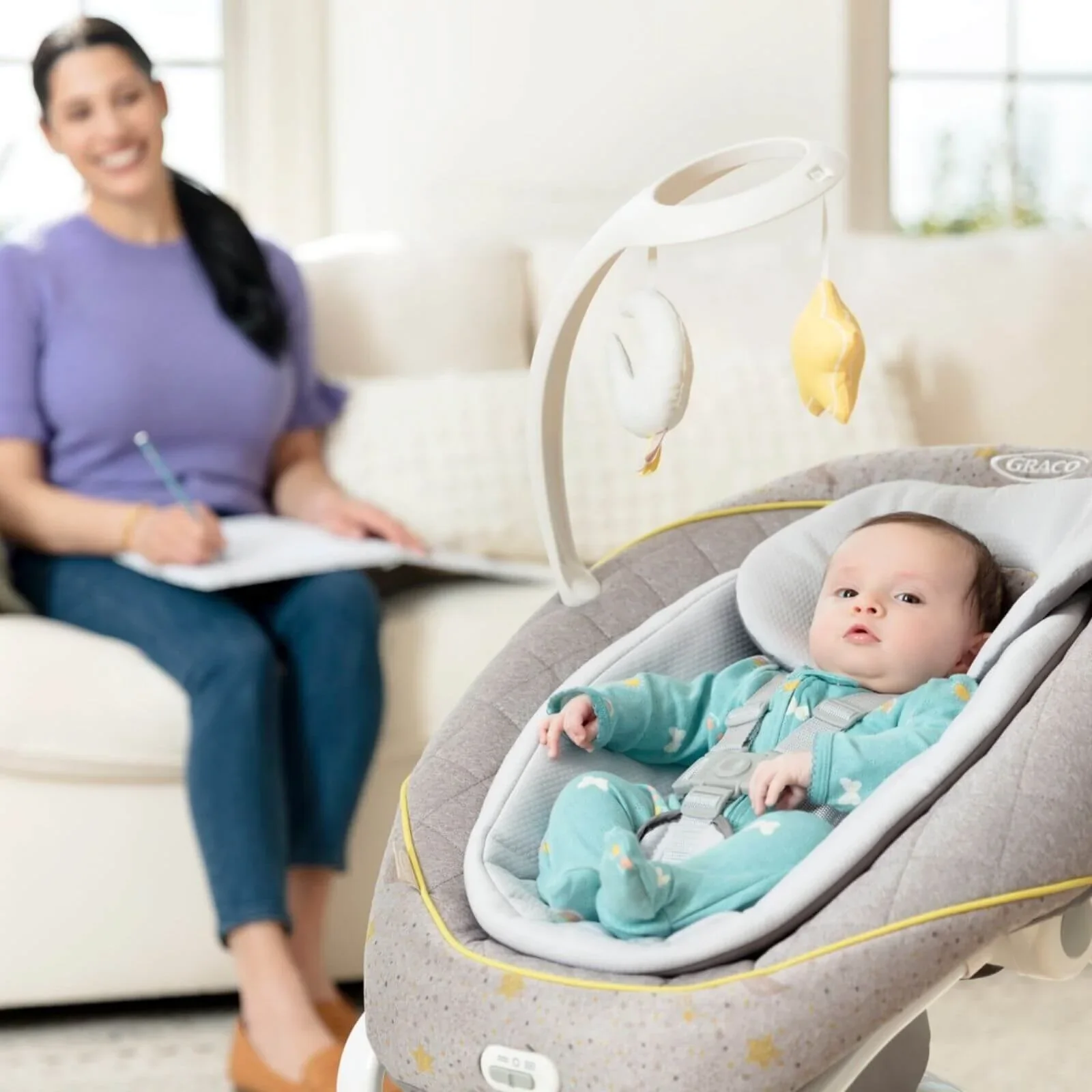 Graco All Ways Soother 2-in-1 Soother and Rocker - Little Adventures - Image 7