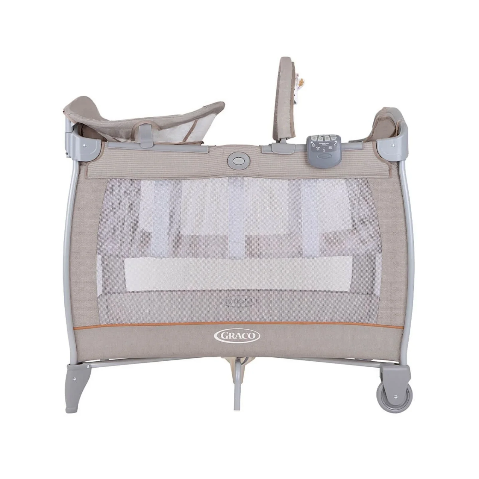 Graco Contour Electra Bassinet Travel Cot with Changing Table - Little Adventures - Image 2