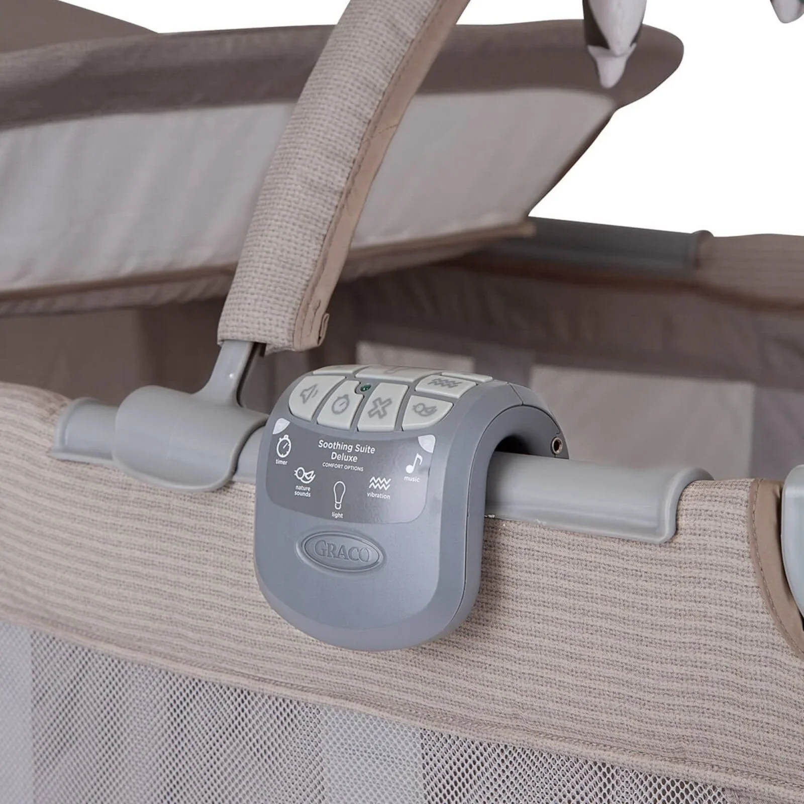 Graco Contour Electra Bassinet Travel Cot with Changing Table - Little Adventures - Image 6