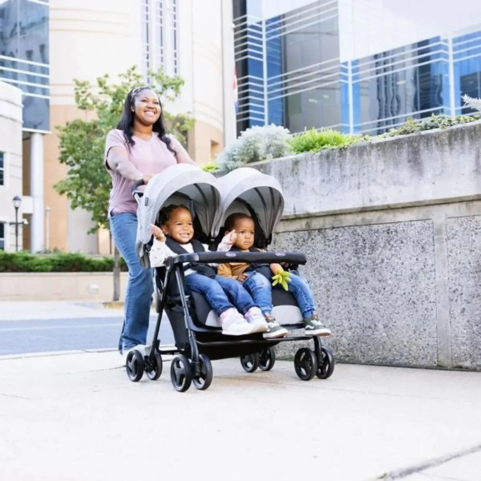 Graco DuoRider Double Pushchair - Steeple Grey - Image 10