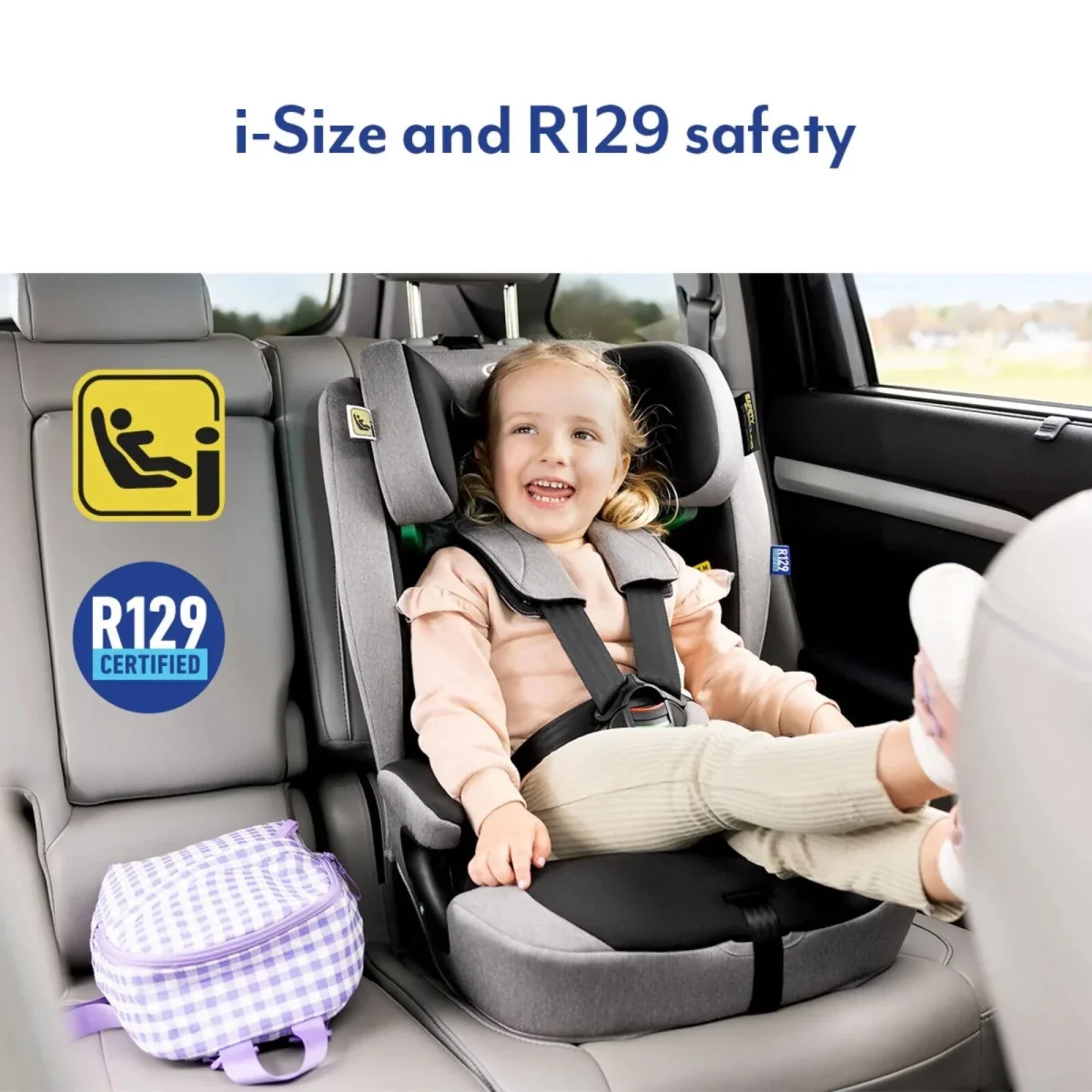 Graco Energi i-Size R129 2-in-1 Harness Booster Seat - Meteor - Image 12