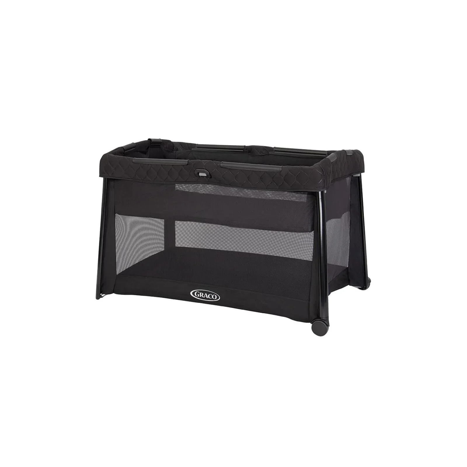 Graco FoldLite LX with Bassinet Travel Cot - Midnight - Image 2