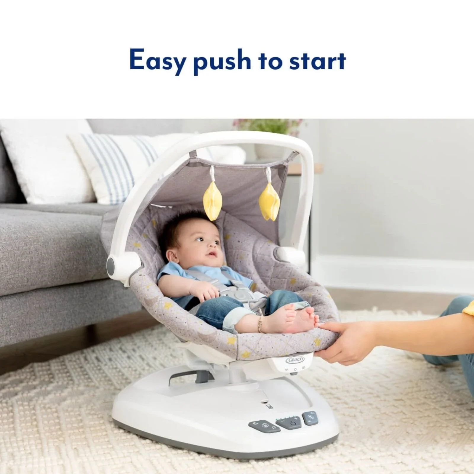 Graco Move with Me Soother with Canopy - Stargazer - Image 4