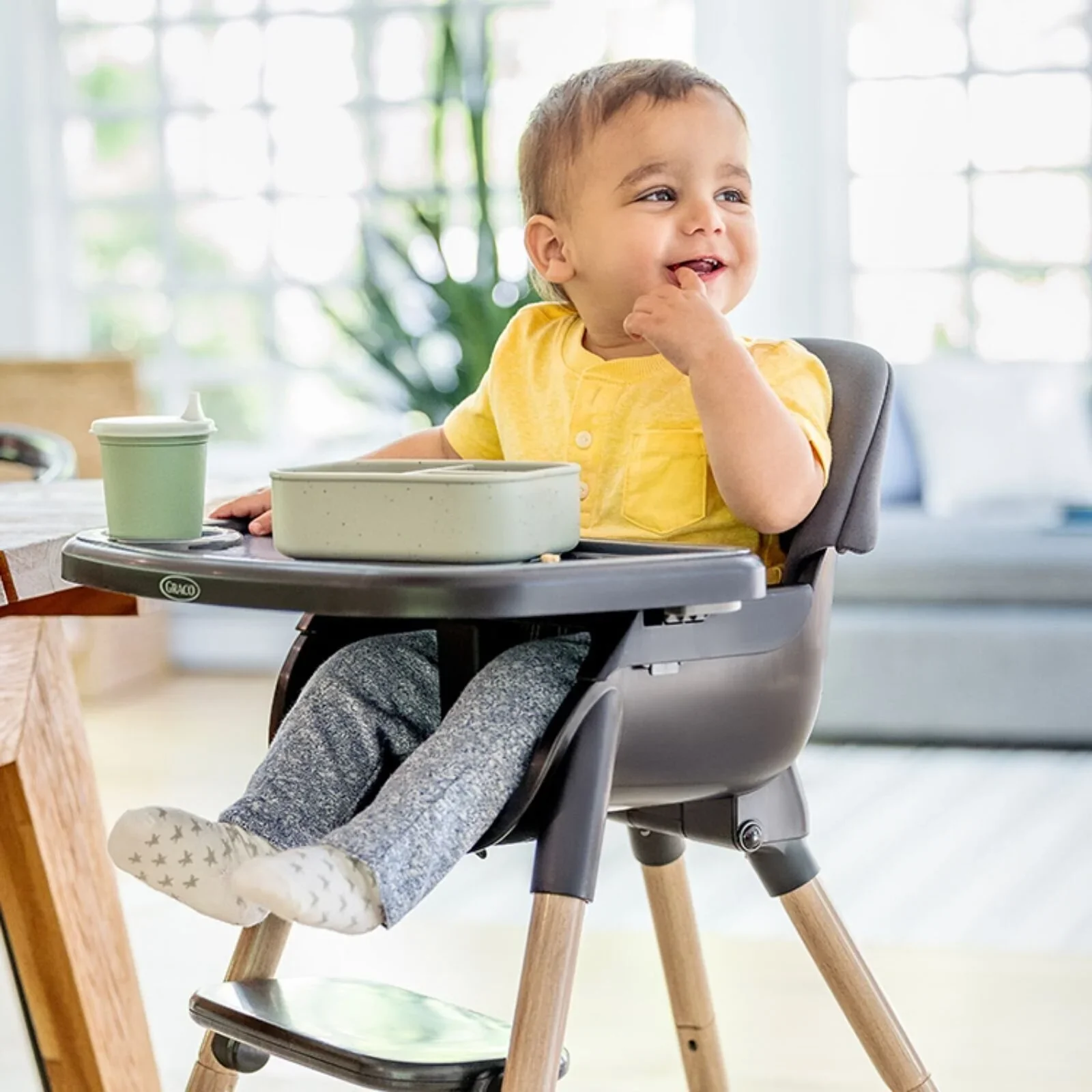 Graco Presti 3-in-1 Highchair - Steeple Grey - Image 14