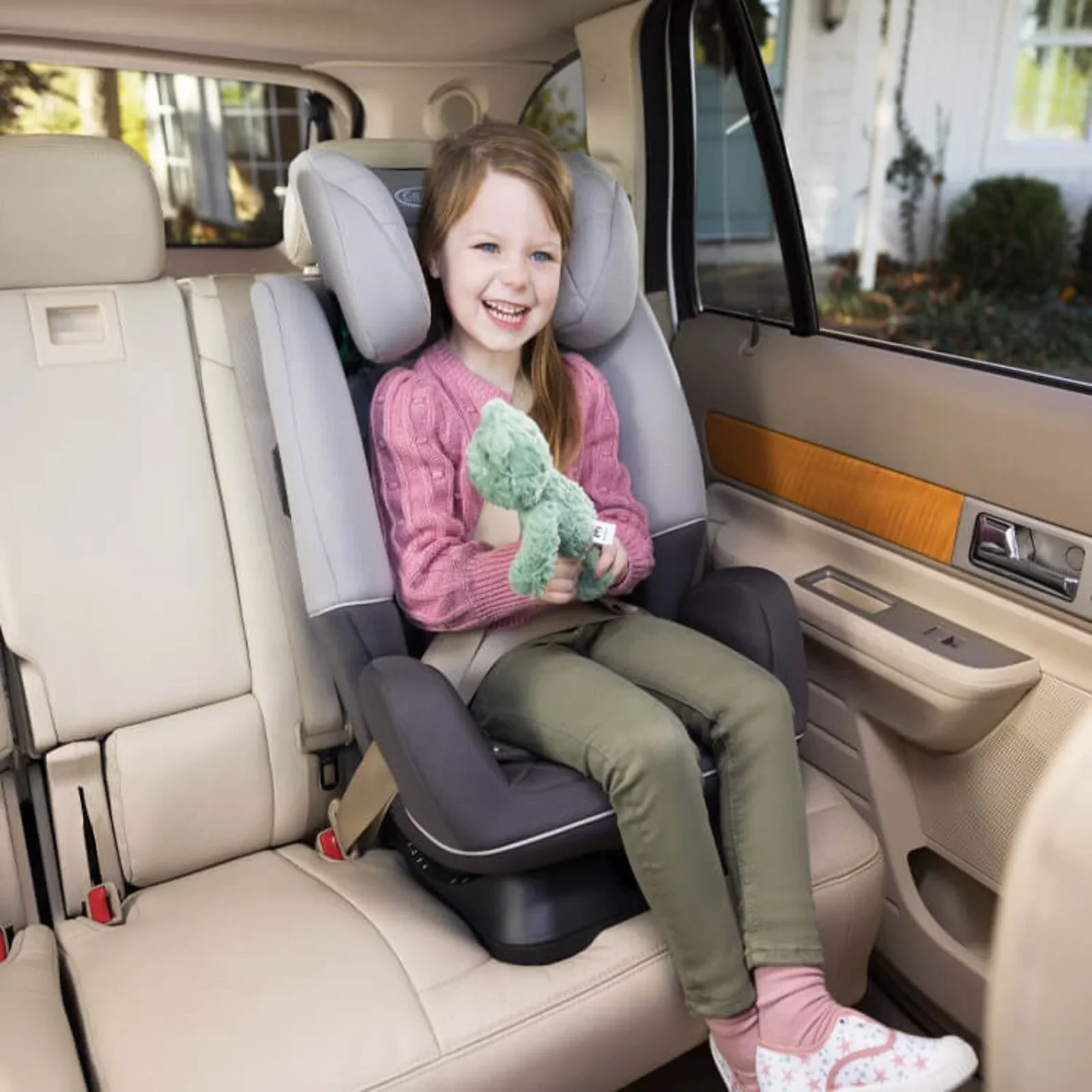 Graco SlimFit R129 i-Size Car Seat - Iron - Image 10