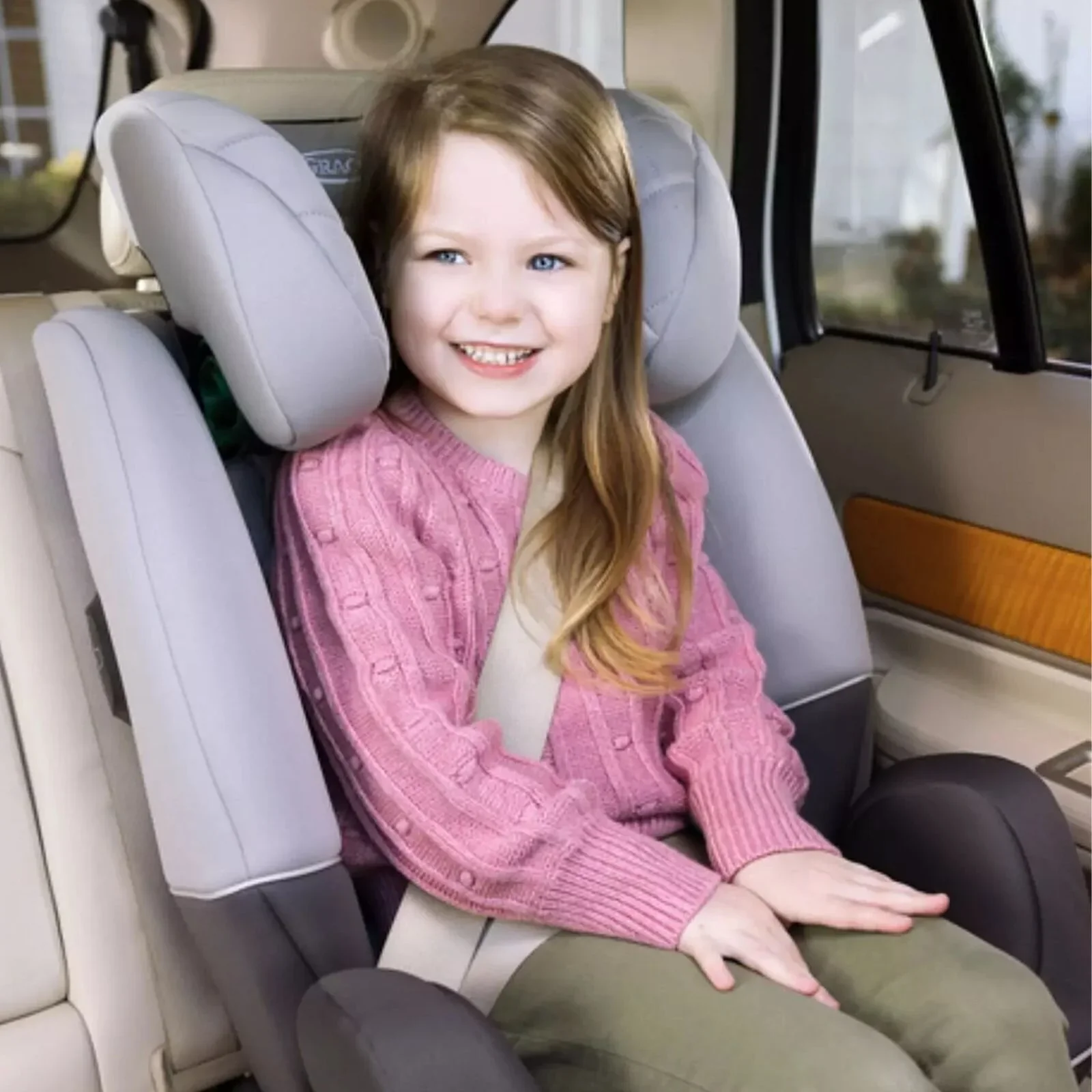 Graco SlimFit R129 i-Size Car Seat - Iron - Image 11