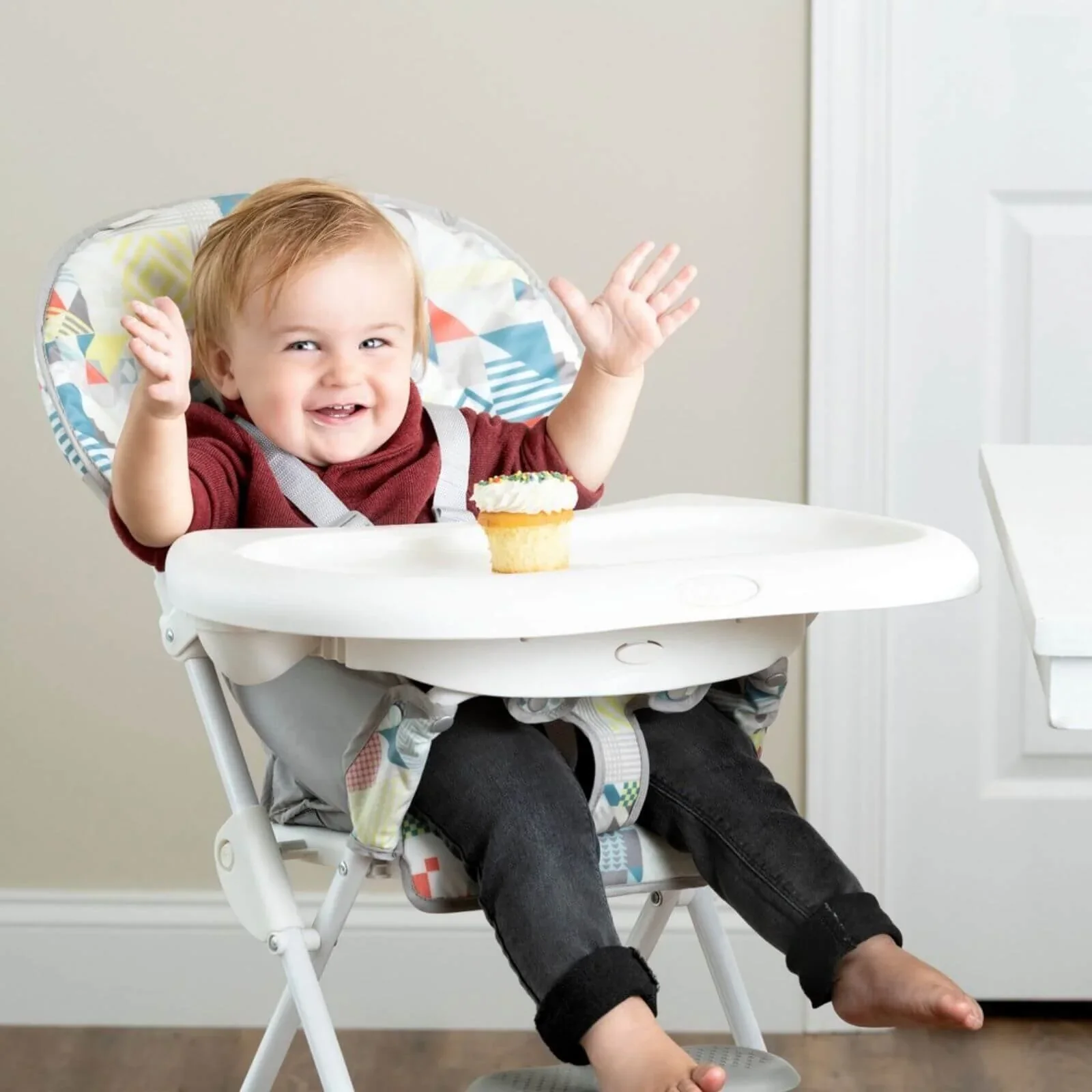 Graco Snack N' Stow Highchair - Sleepy Heads - Image 5