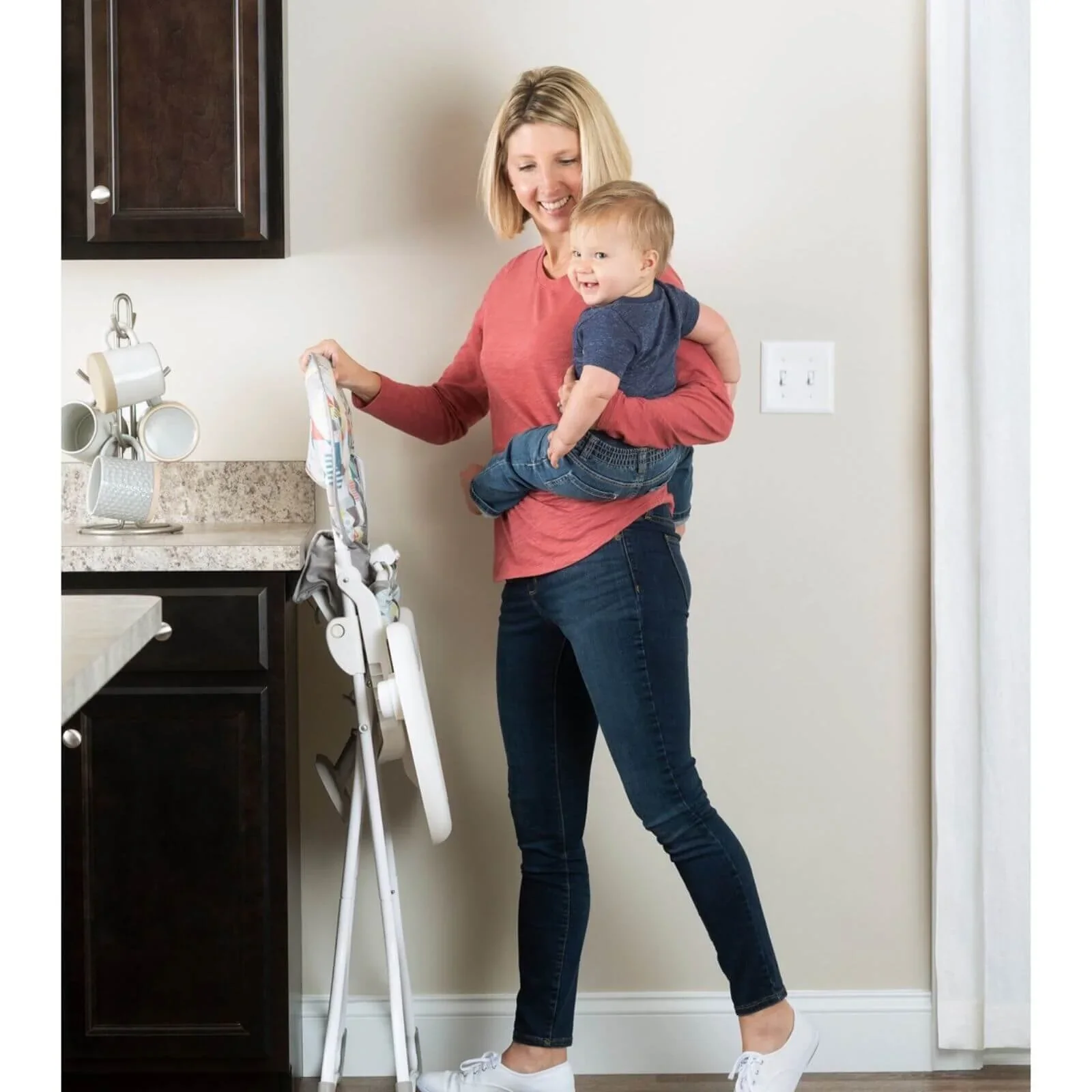 Graco Snack N' Stow Highchair - Sleepy Heads - Image 7
