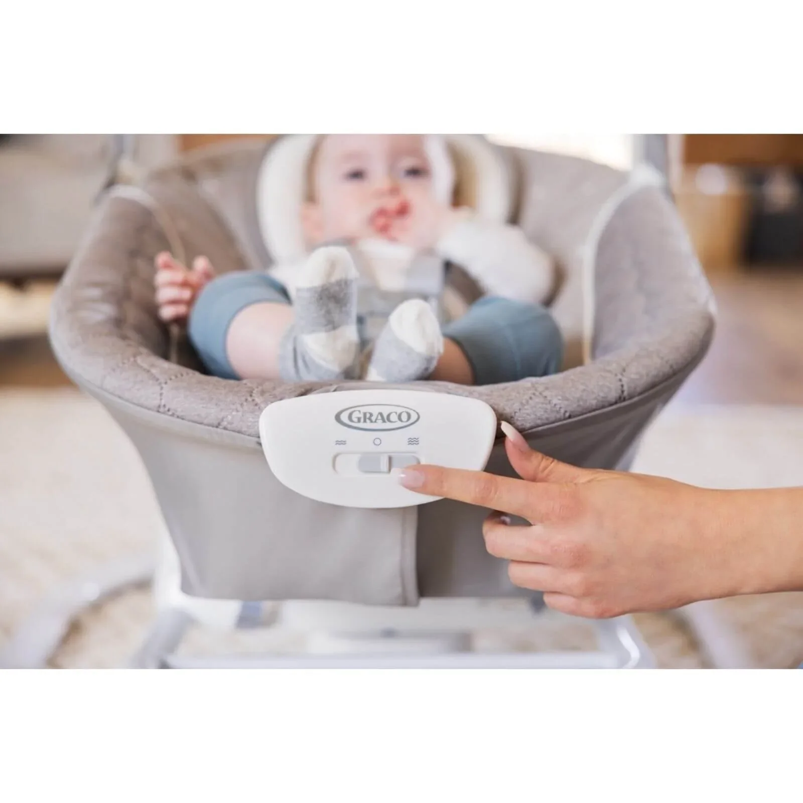 Graco SoftSway Silent 2-in-1  Smart Swing - Starlight - Image 3