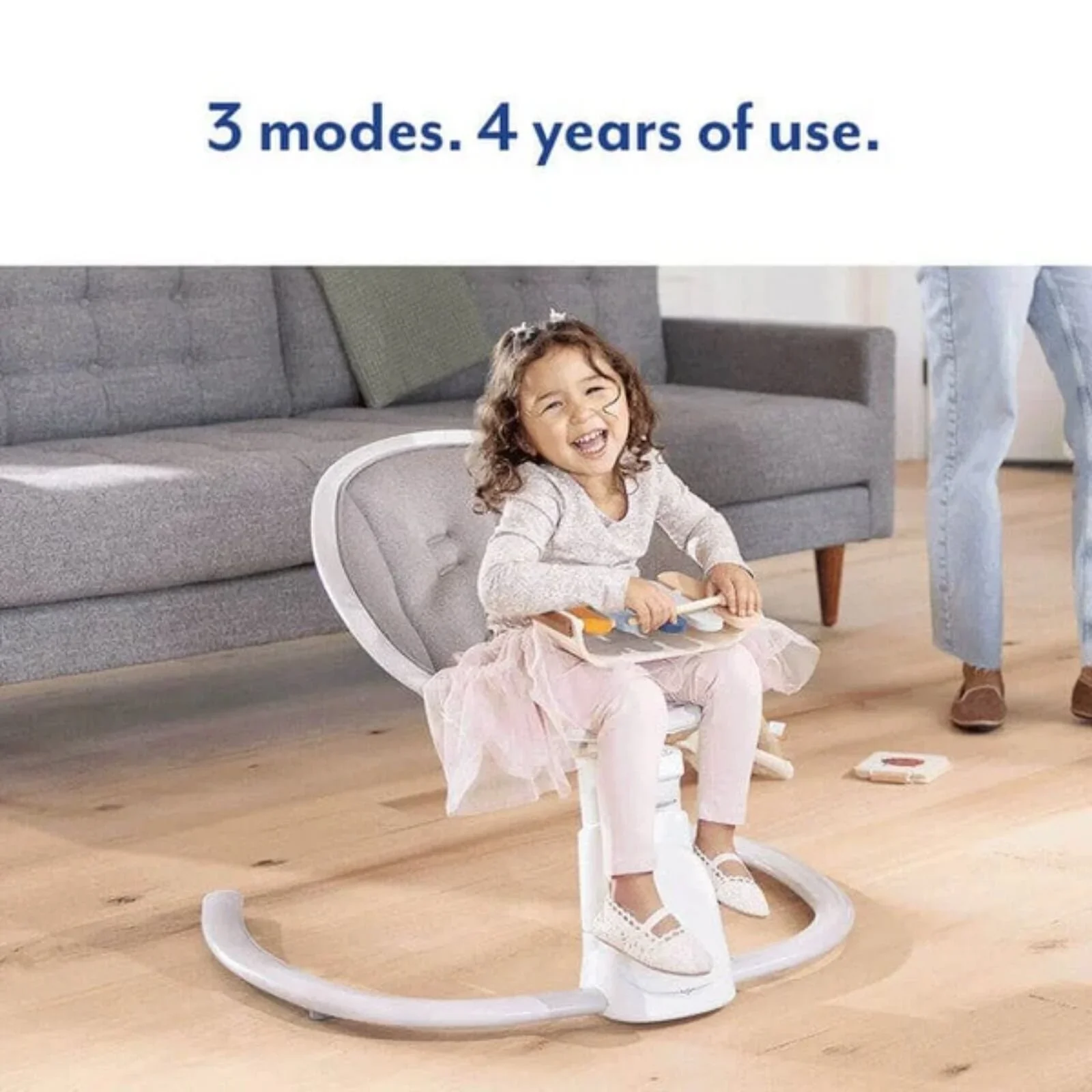 Graco Sway N Grow Bluetooth Swing - Heather - Image 8