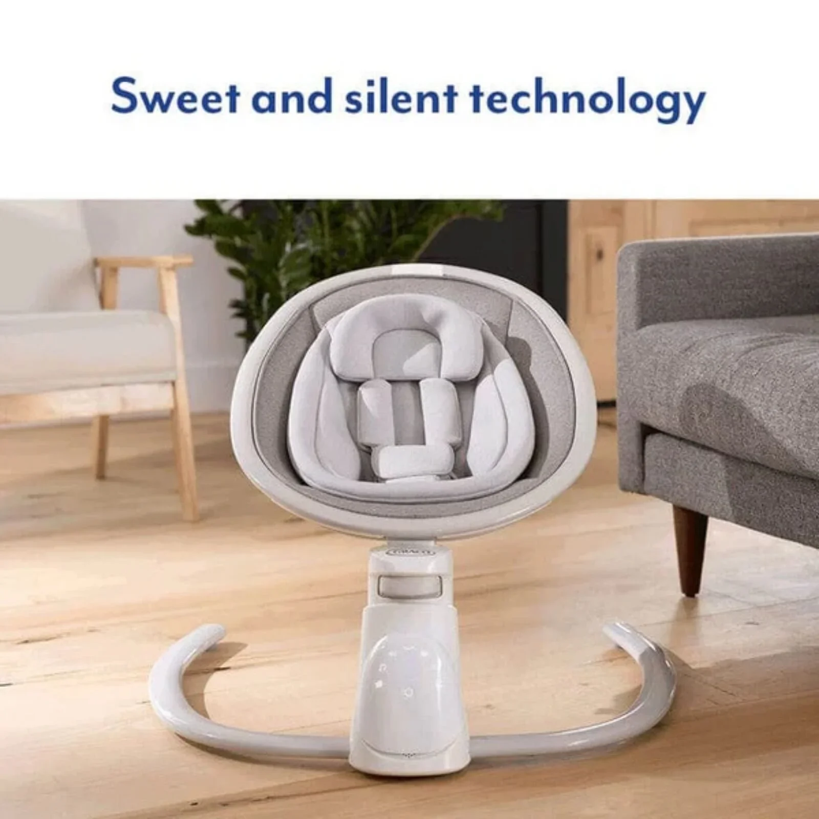 Graco Sway N Grow Bluetooth Swing - Heather - Image 9