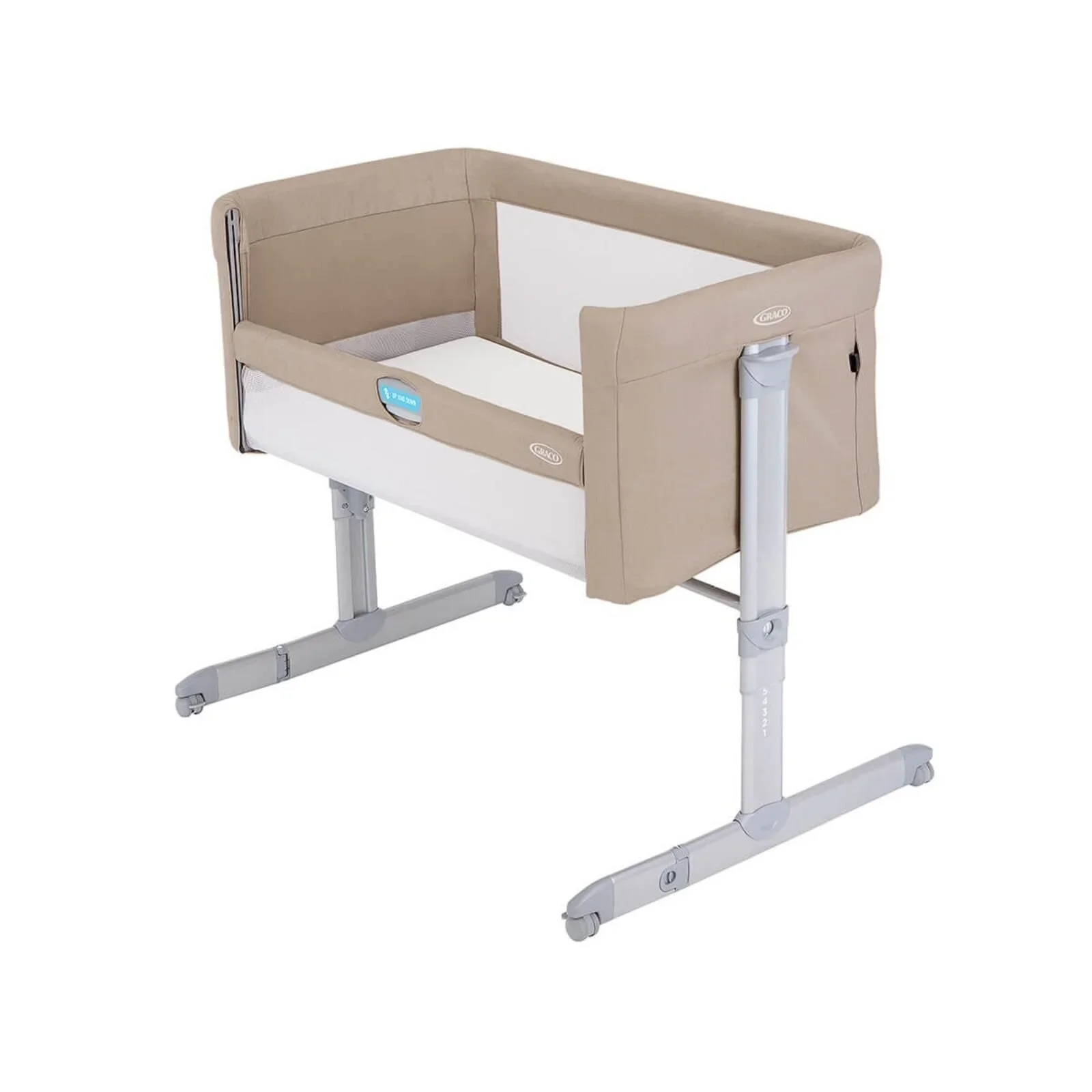 Graco Sweet2Sleep Bedside Crib - Oatmeal - Image 2