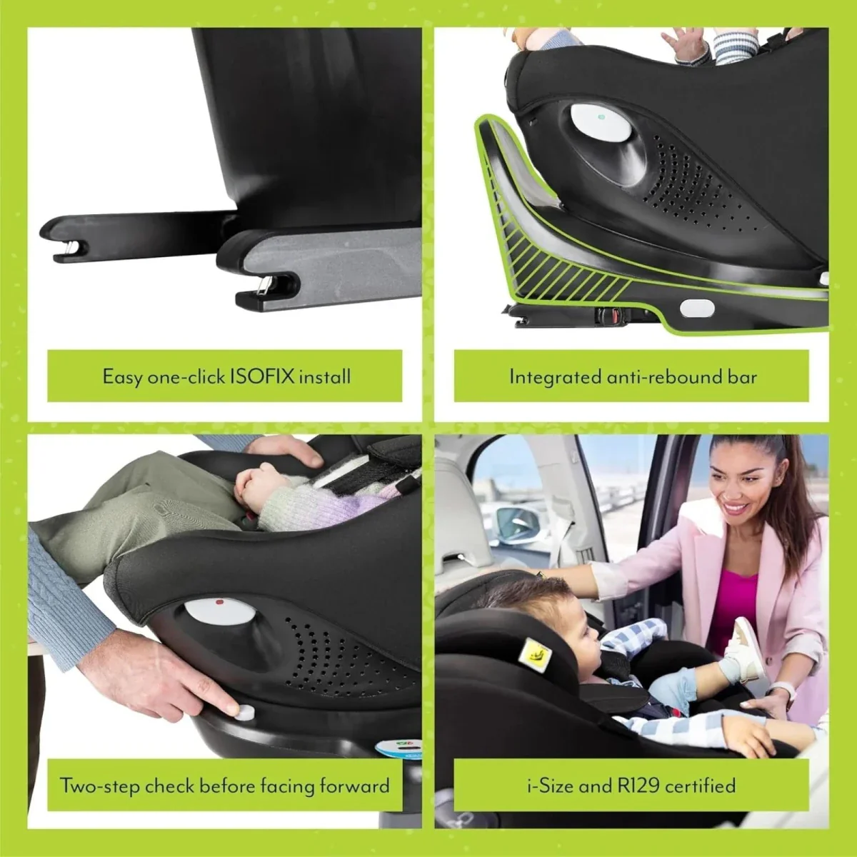 Graco Turn2Me DLX i-Size R129 Car Seat - Midnight - Image 13