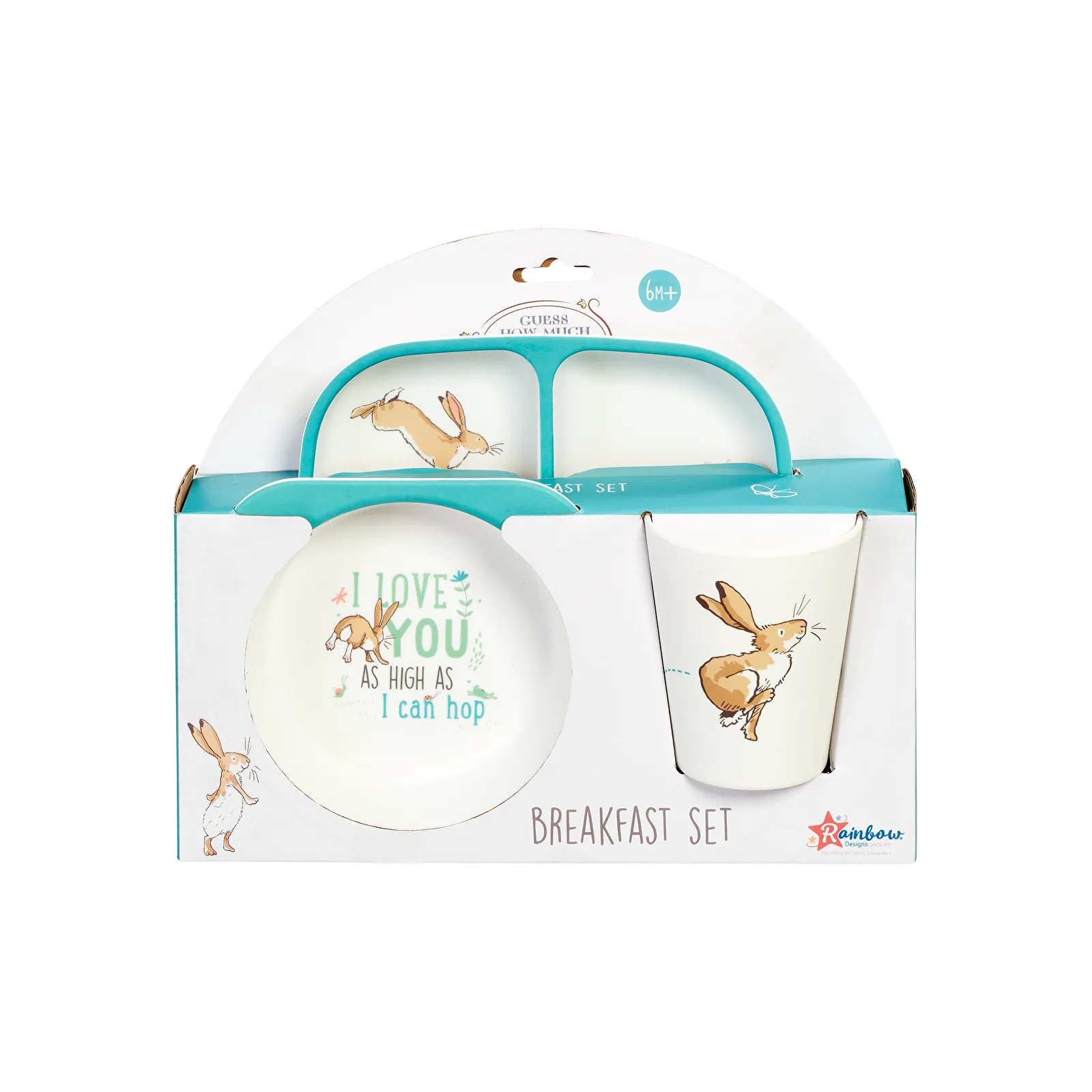 Guess How Much I Love You Breakfast Set 6+ months Pack of 3 - Image 2
