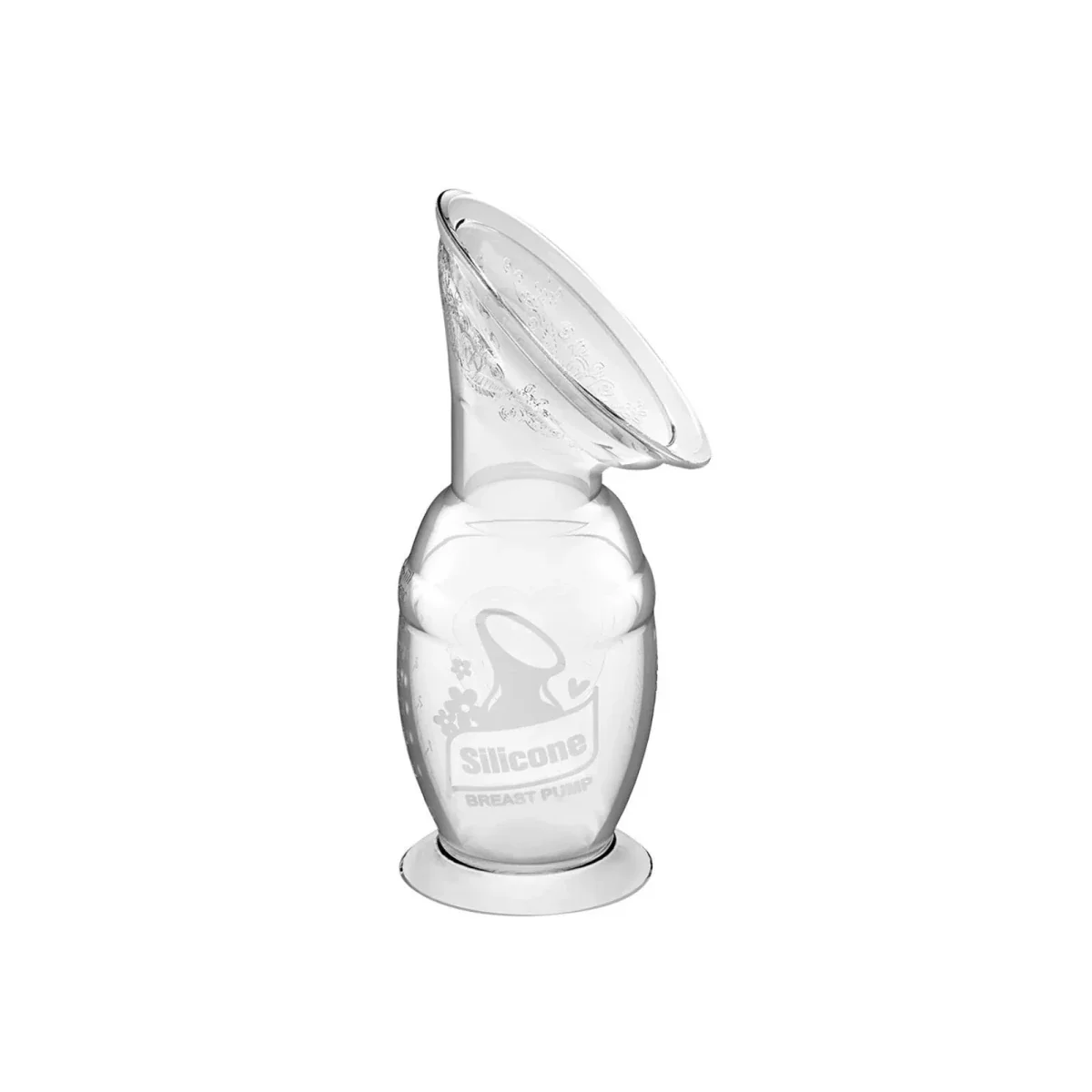 Haakaa Gen. 2 Silicone Breast Pump & Cap Set 100ml - Grey - Image 2
