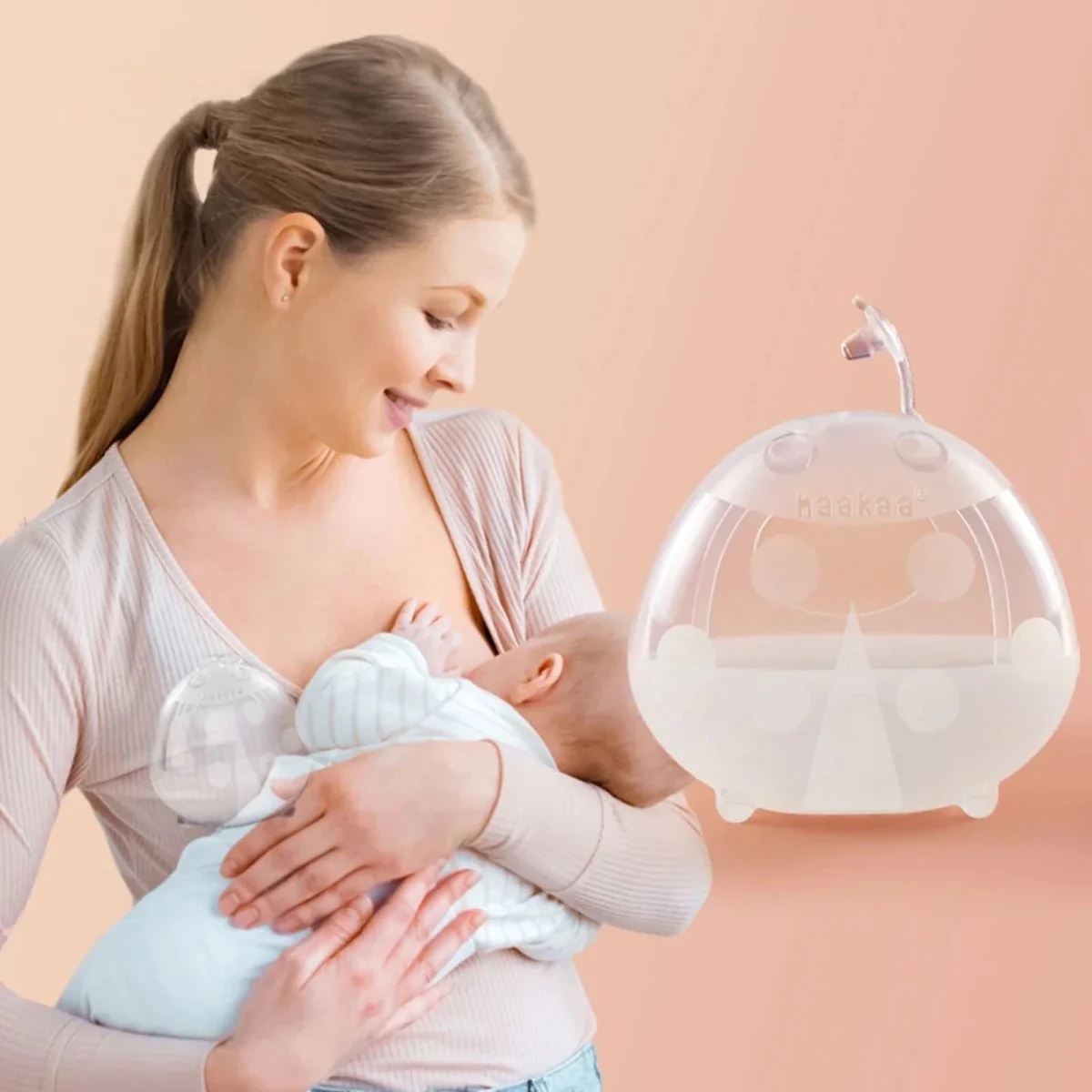 Haakaa Ladybug Silicone Breast Milk Collector 40ml - Image 3