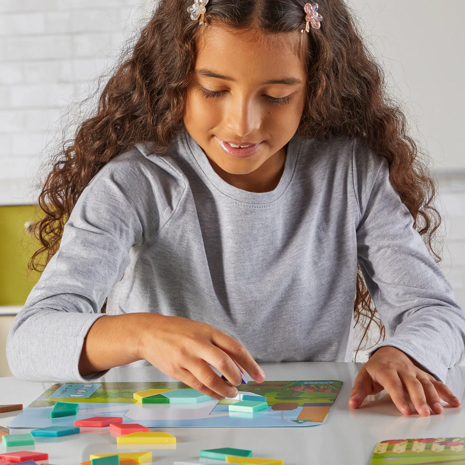 hand2Mind  Seasons & Weather Pattern Block Puzzle Set - Image 2