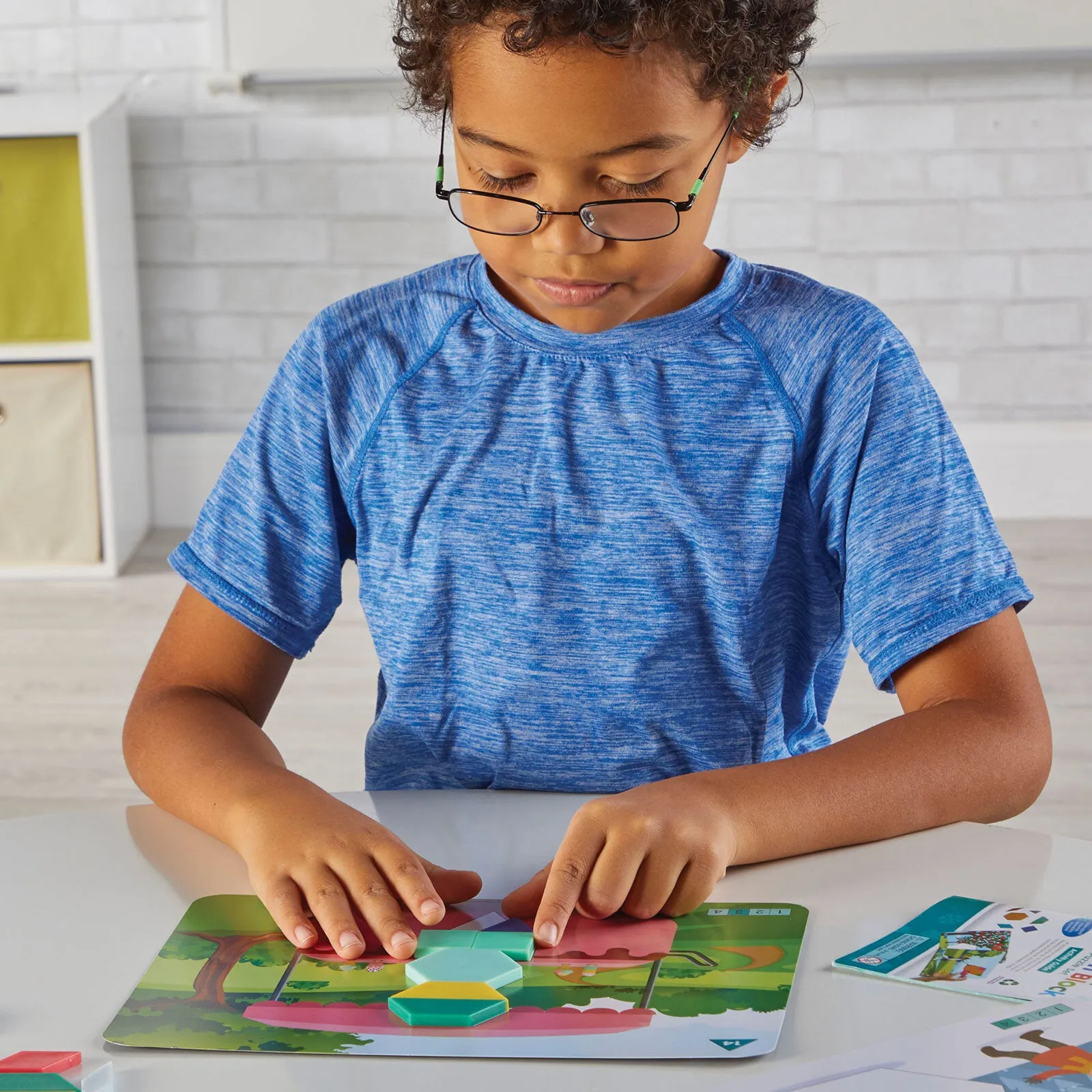 hand2Mind  Seasons & Weather Pattern Block Puzzle Set - Image 5