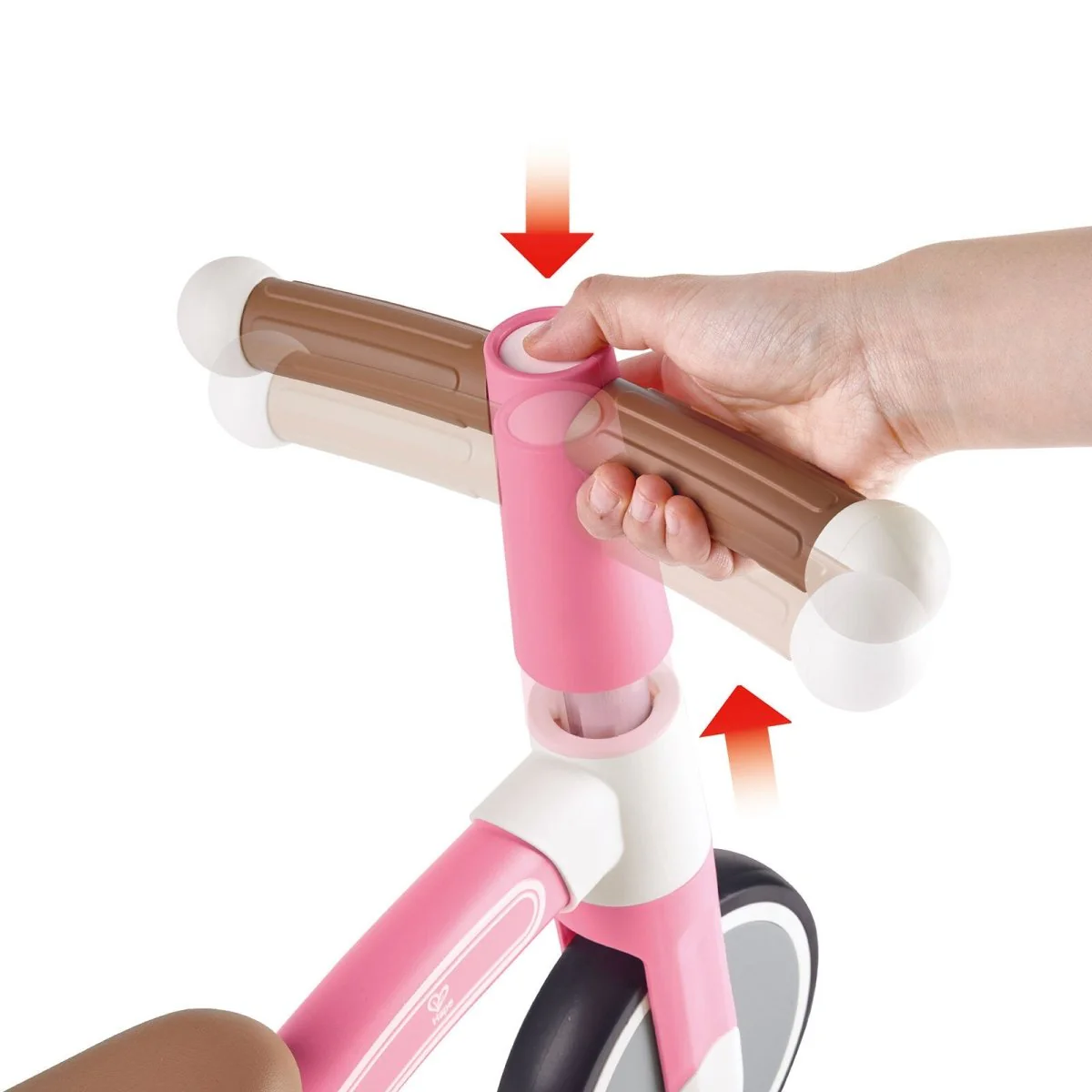 Hape First Ride Toddler Balance Bike, Pink - Image 3