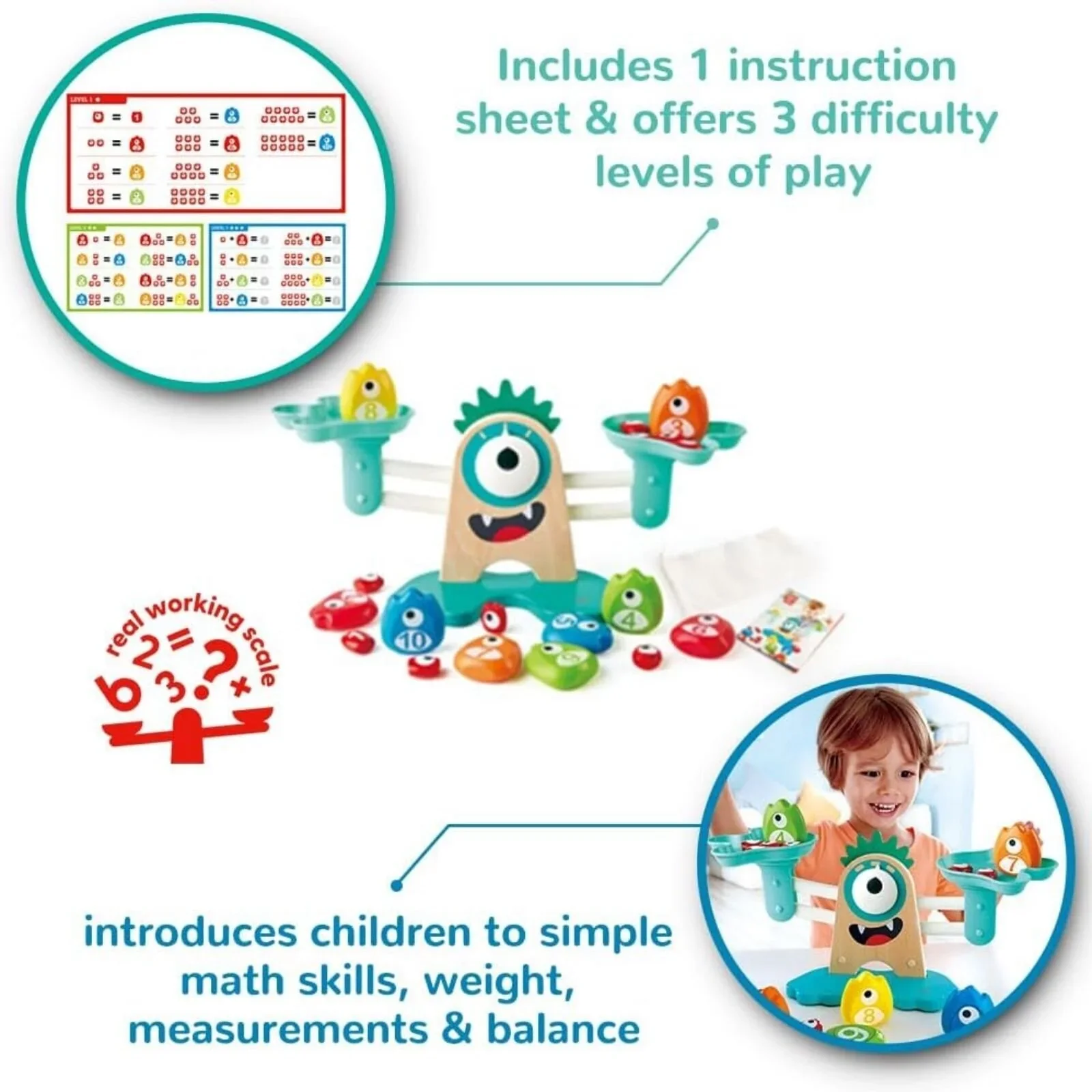 Hape Monster Math Scale - Image 5