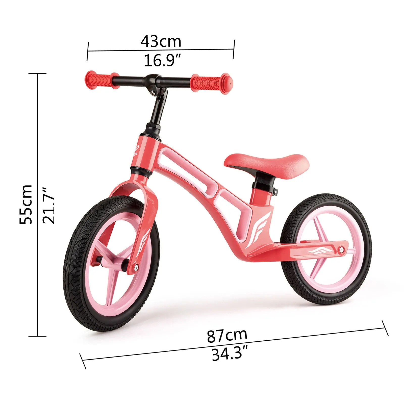 Hape New Explorer Kids Balance Bike, Pink - Image 3