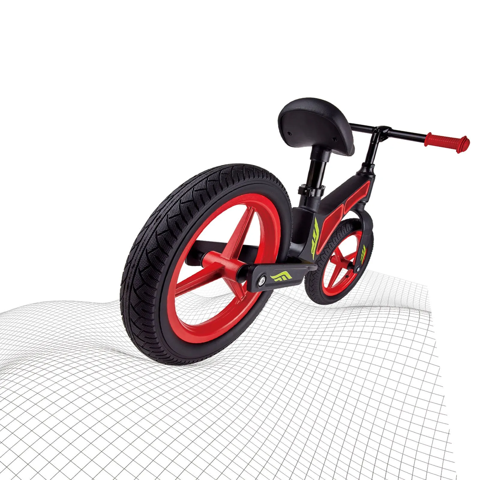 Hape New Explorer Kids Balance Bike, Red - Image 4