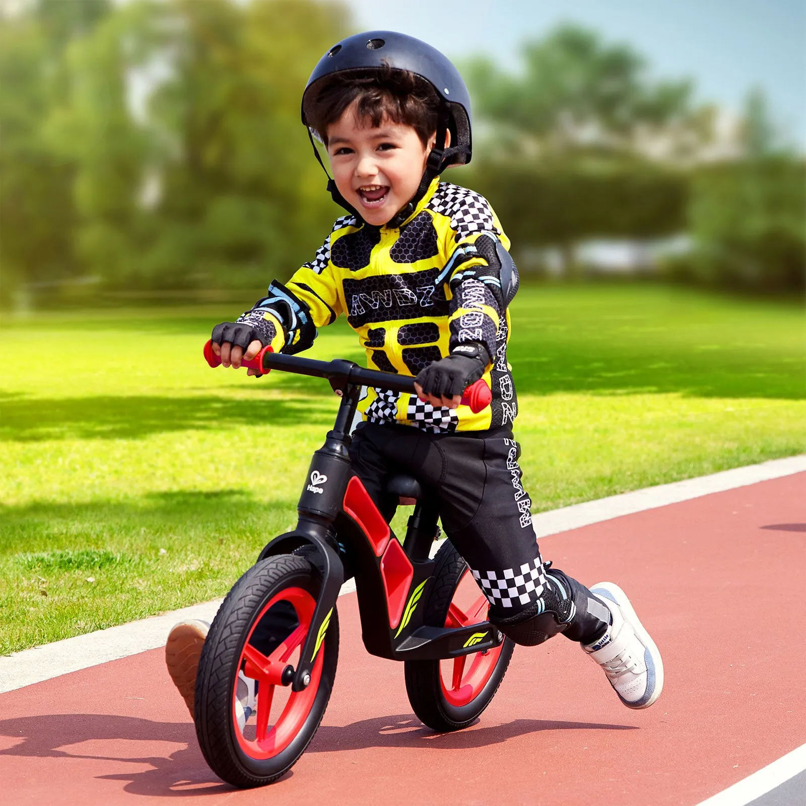 Hape New Explorer Kids Balance Bike, Red - Image 5