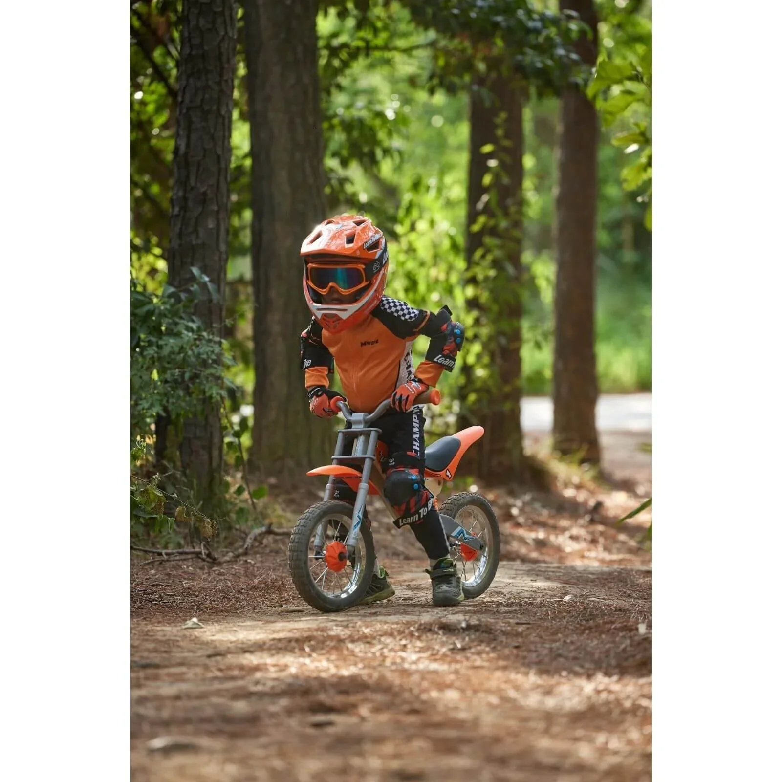 Hape Off Road Kids Balance Bike - Orange - Image 5