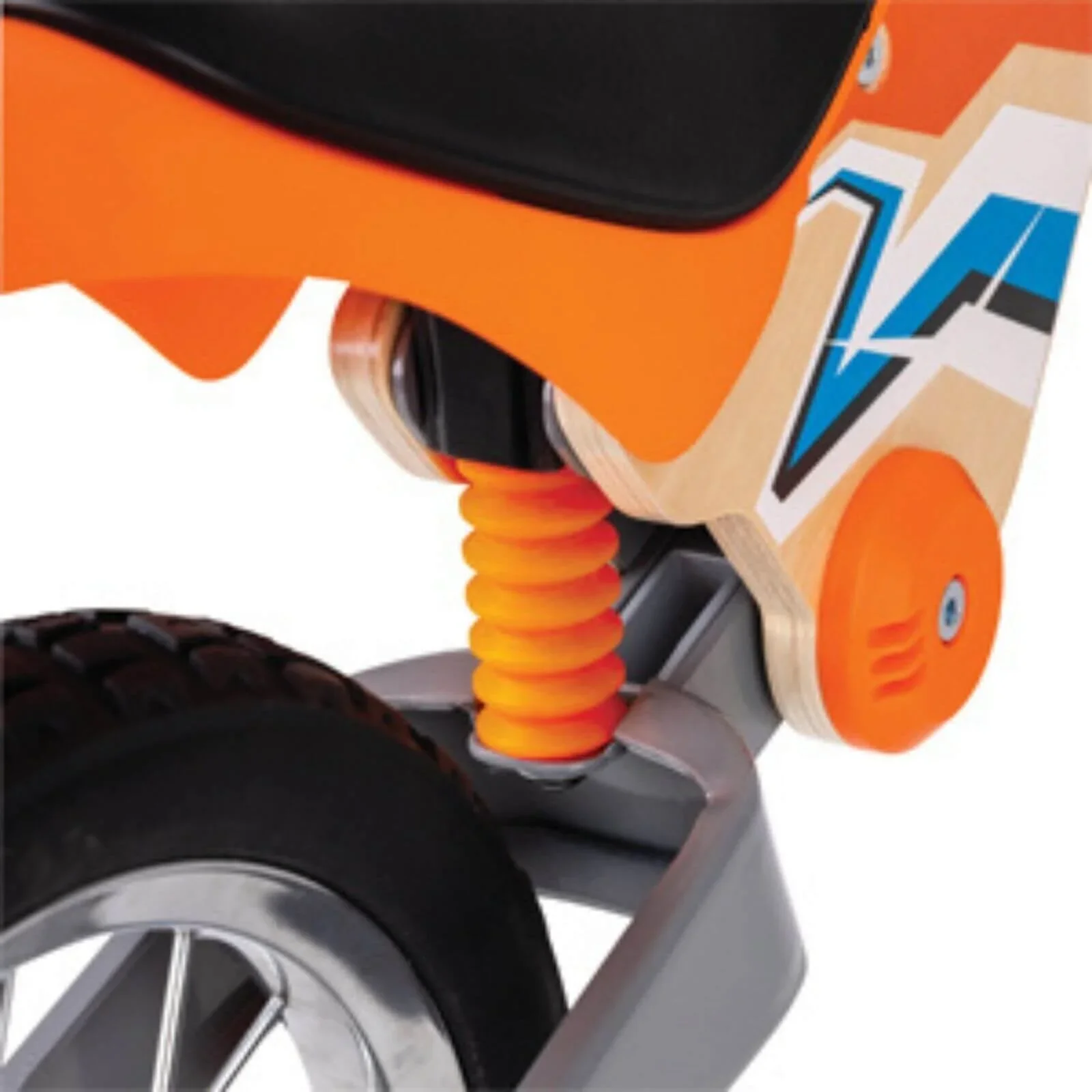 Hape Off Road Kids Balance Bike - Orange - Image 6