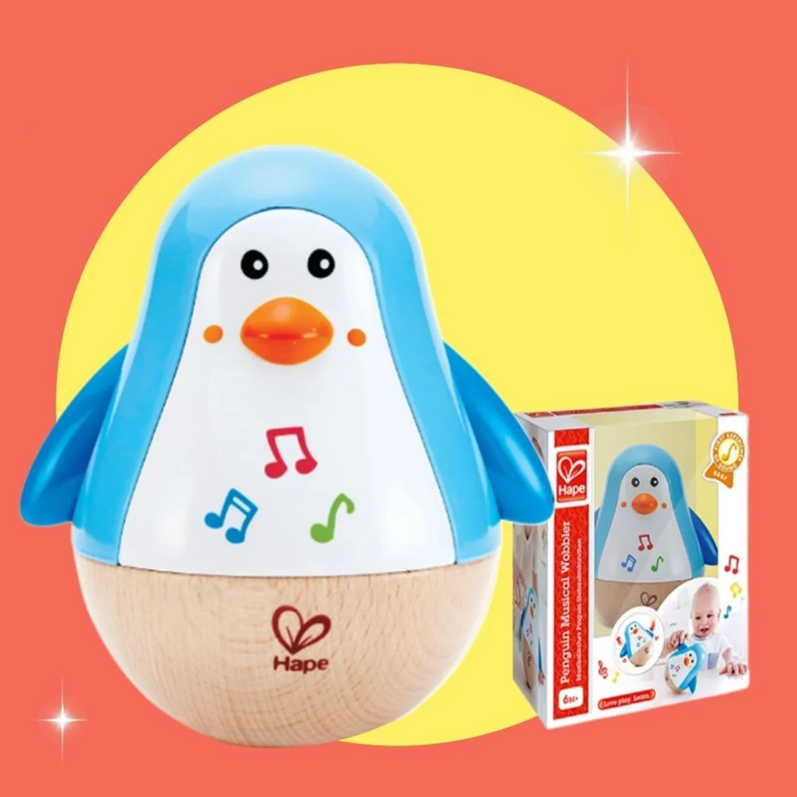 Hape Penguin Music Wobbler - Image 3