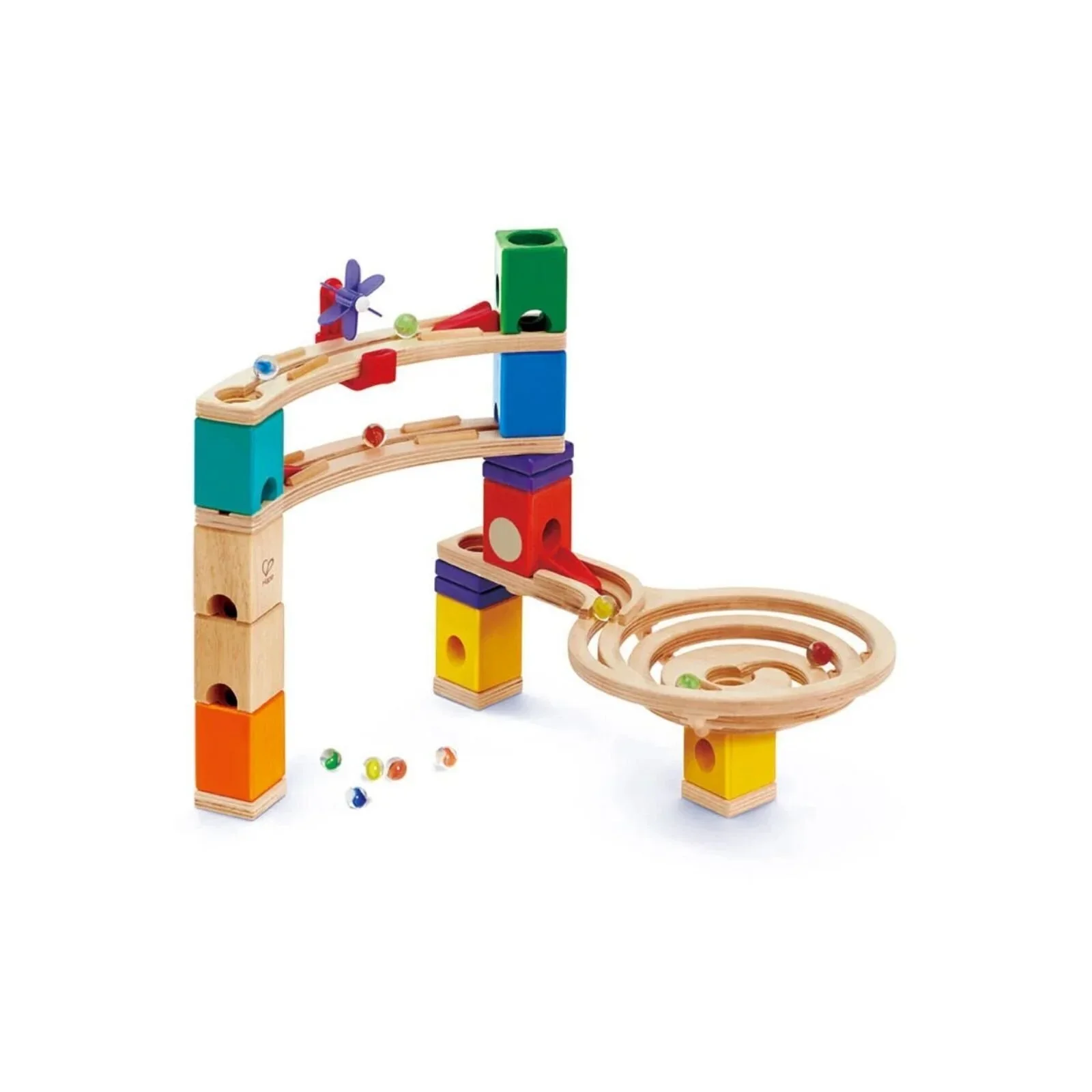Hape Quadrilla Race to the Finish Marble Run Blocks - Image 3